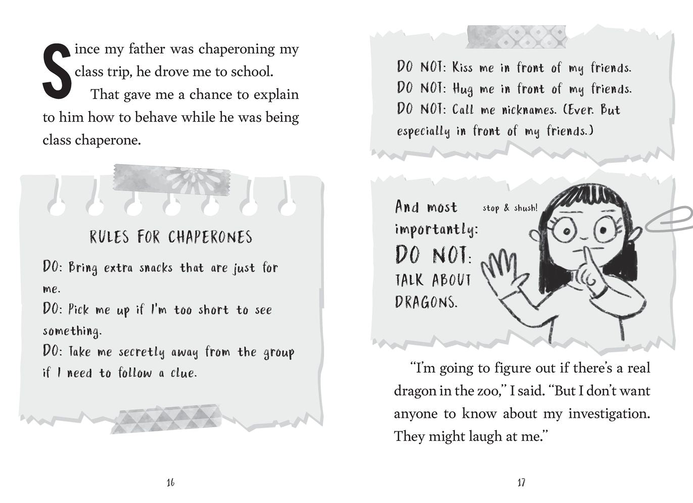 The Discovery of Dragons (Miriam's Magical Creature Files #2): A Chapter Book