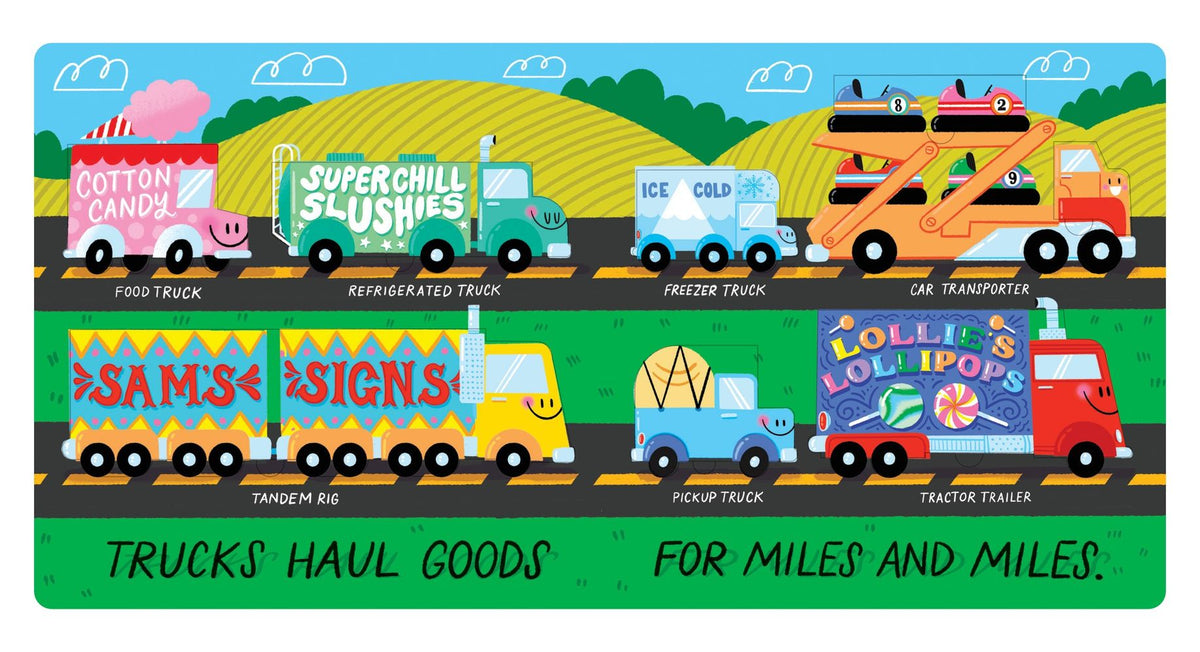 A Truck Will Roll (A Hello!Lucky Hands-On Book): An Interactive Board Book