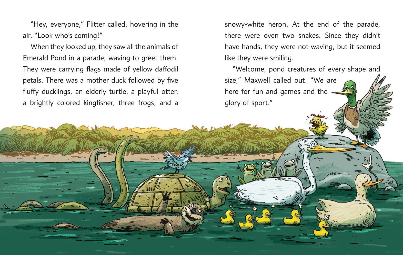 Detective Duck: The Mystery at Emerald Pond (Detective Duck #3)