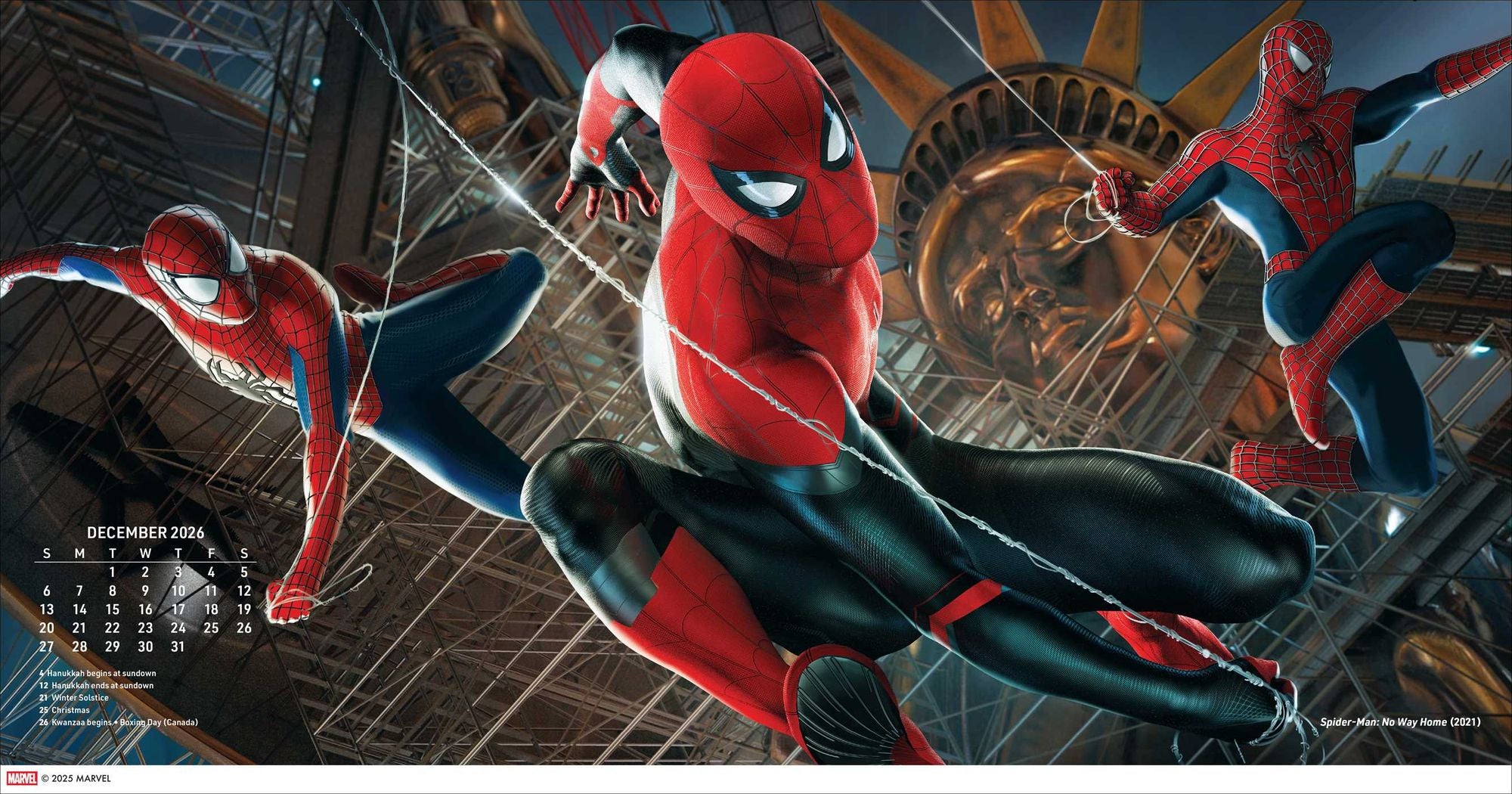 2026 Marvel Studios: The Art of Ryan Meinerding Wall Calendar