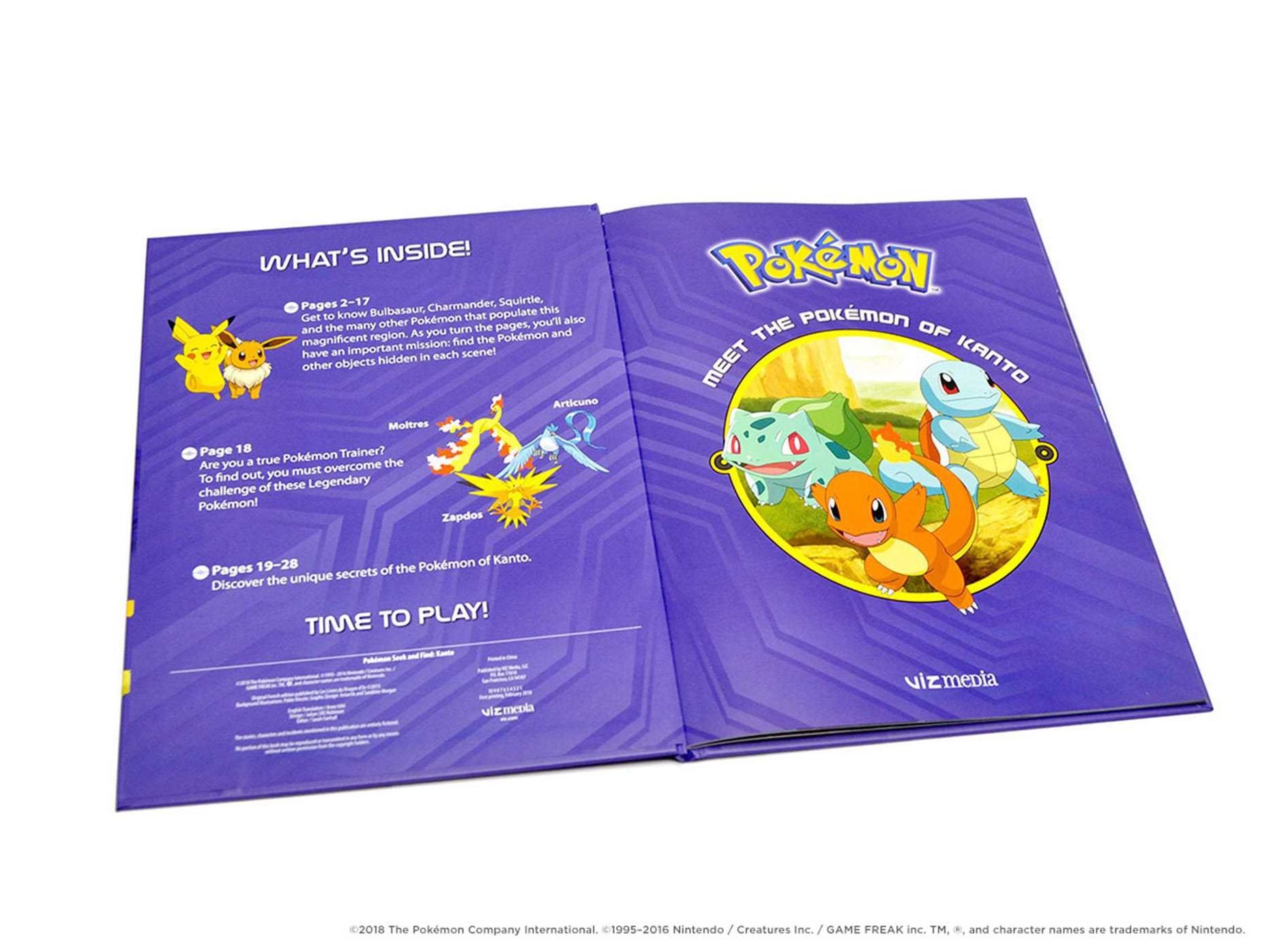 Pokémon Seek and Find: Kanto: Kanto