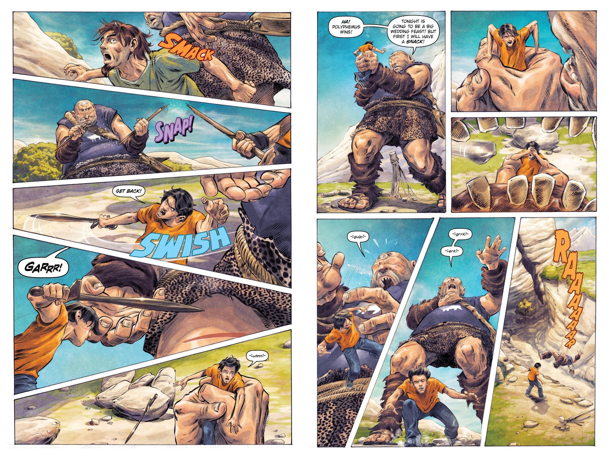 The Sea of Monsters: The Graphic Novel (Percy Jackson and the Olympians Series)
