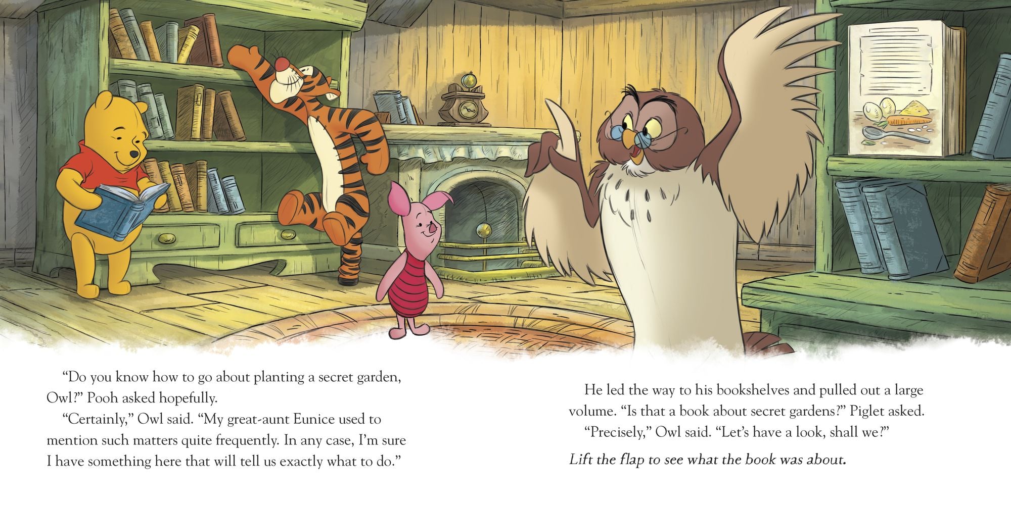 Winnie the Pooh: Pooh's Secret Garden: A Lift-the-Flap Book