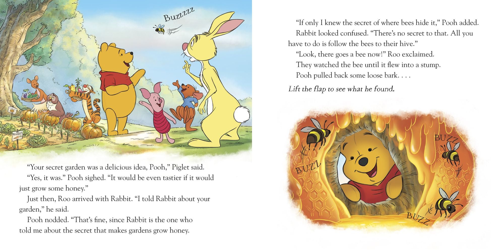 Winnie the Pooh: Pooh's Secret Garden: A Lift-the-Flap Book