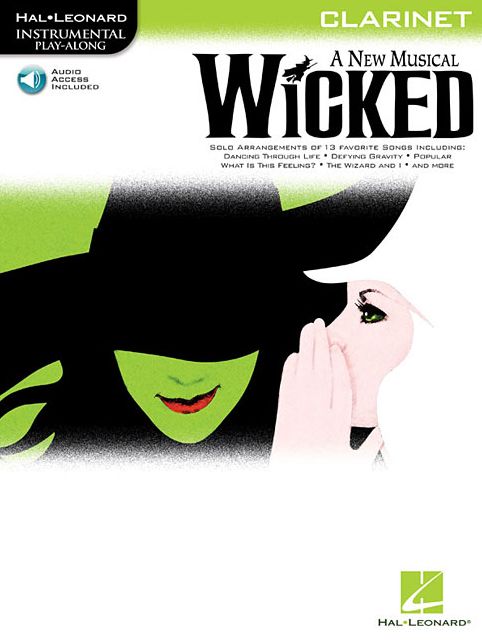 Wicked: Clarinet Play-Along Pack - Book/Online Audio