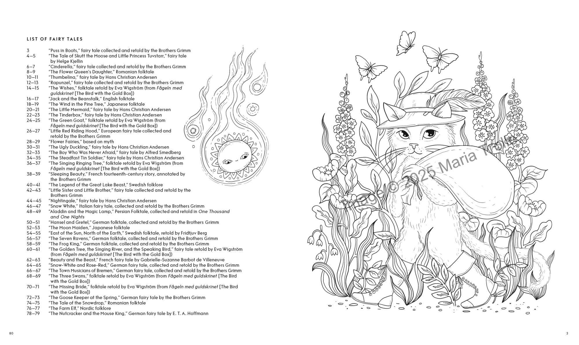 Fairytale Worlds: Hardcover adult coloring book featuring thick, high-quality paper