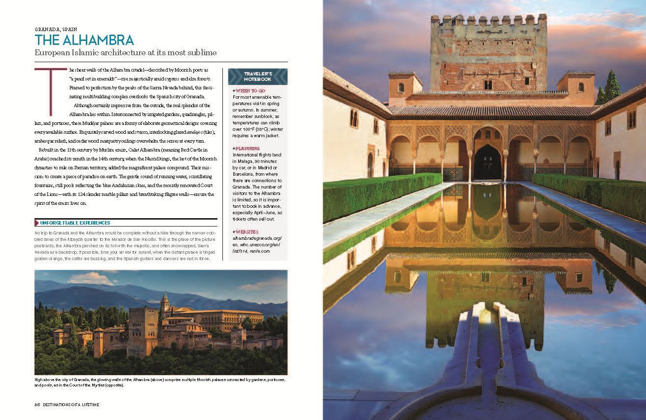 Destinations of a Lifetime: 225 of the World's Most Amazing Places