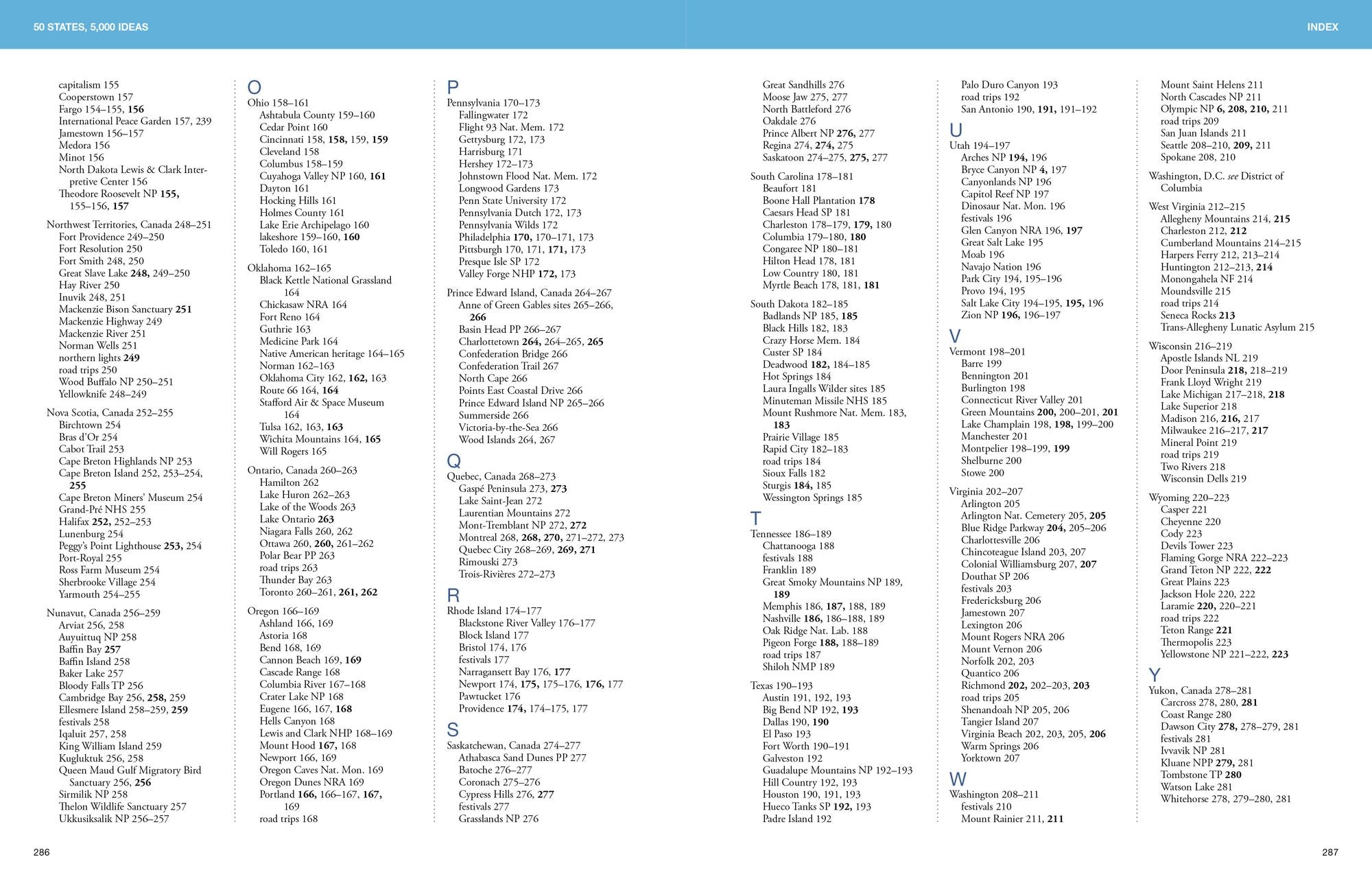 50 States, 5,000 Ideas: Where to Go, When to Go, What to See, What to Do