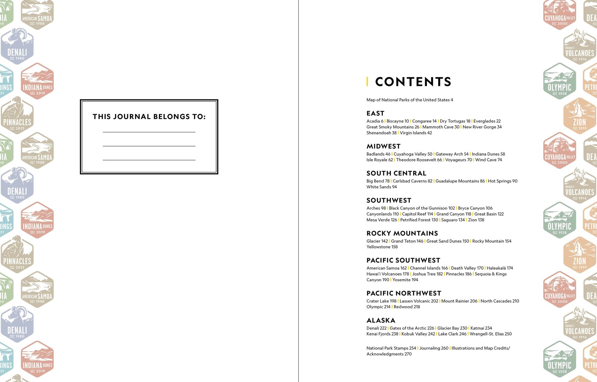 National Geographic Guide to National Parks of the United States Journal