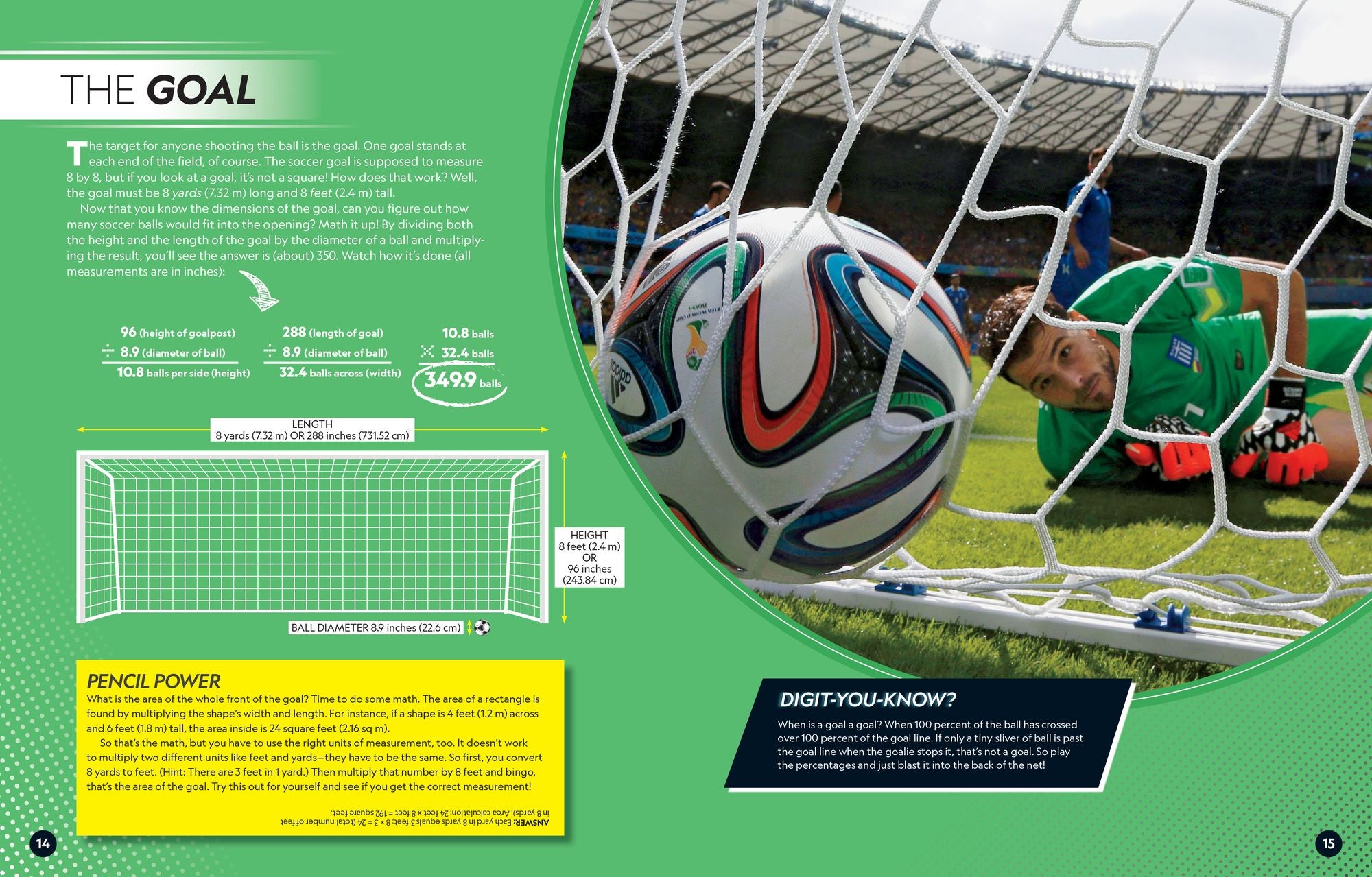 It's a Numbers Game! Soccer: The Math Behind the Perfect Goal, the Game-Winning Save, and So Much More!