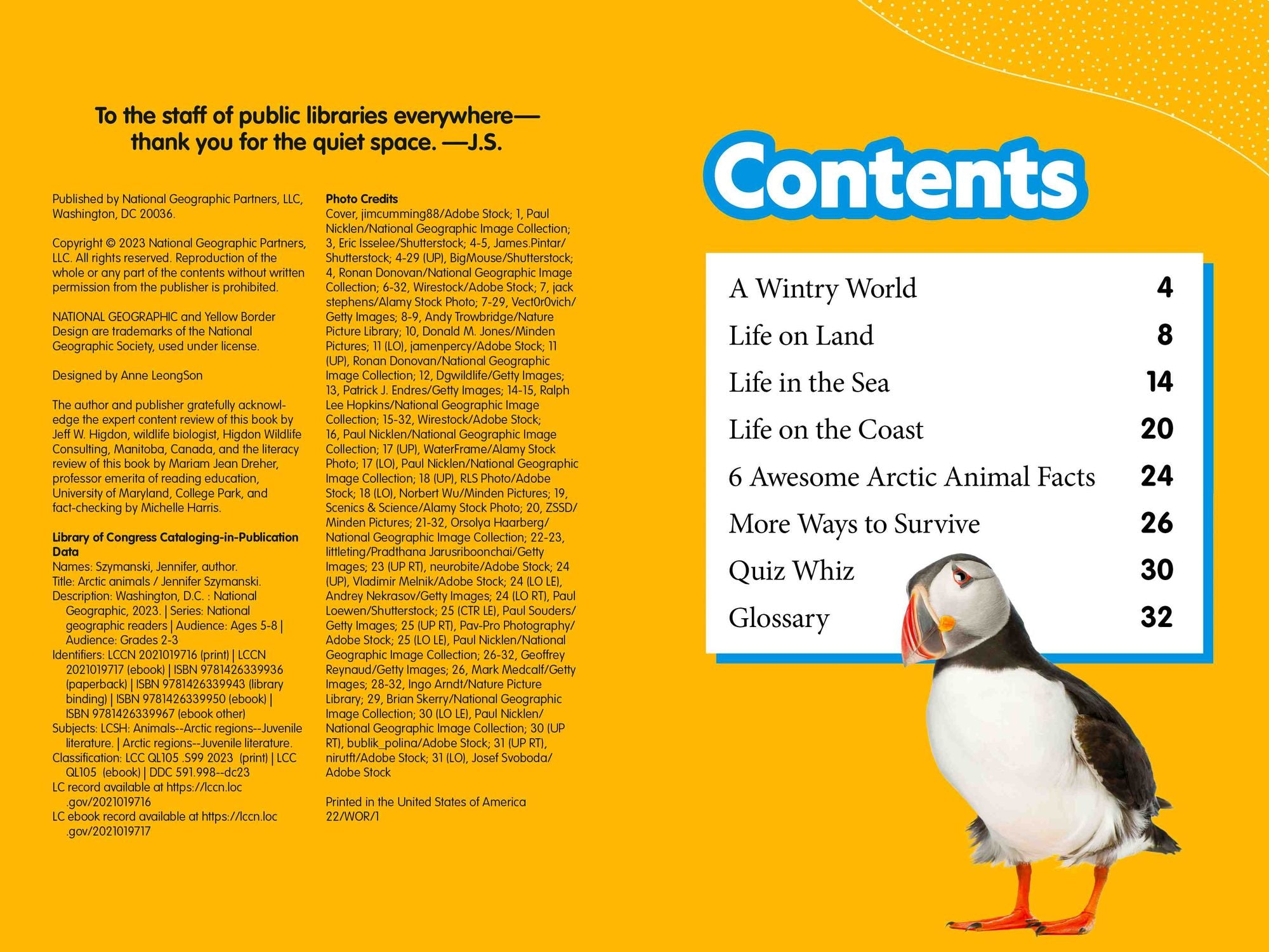 Arctic Animals (National Geographic Kids Readers, Level 2)