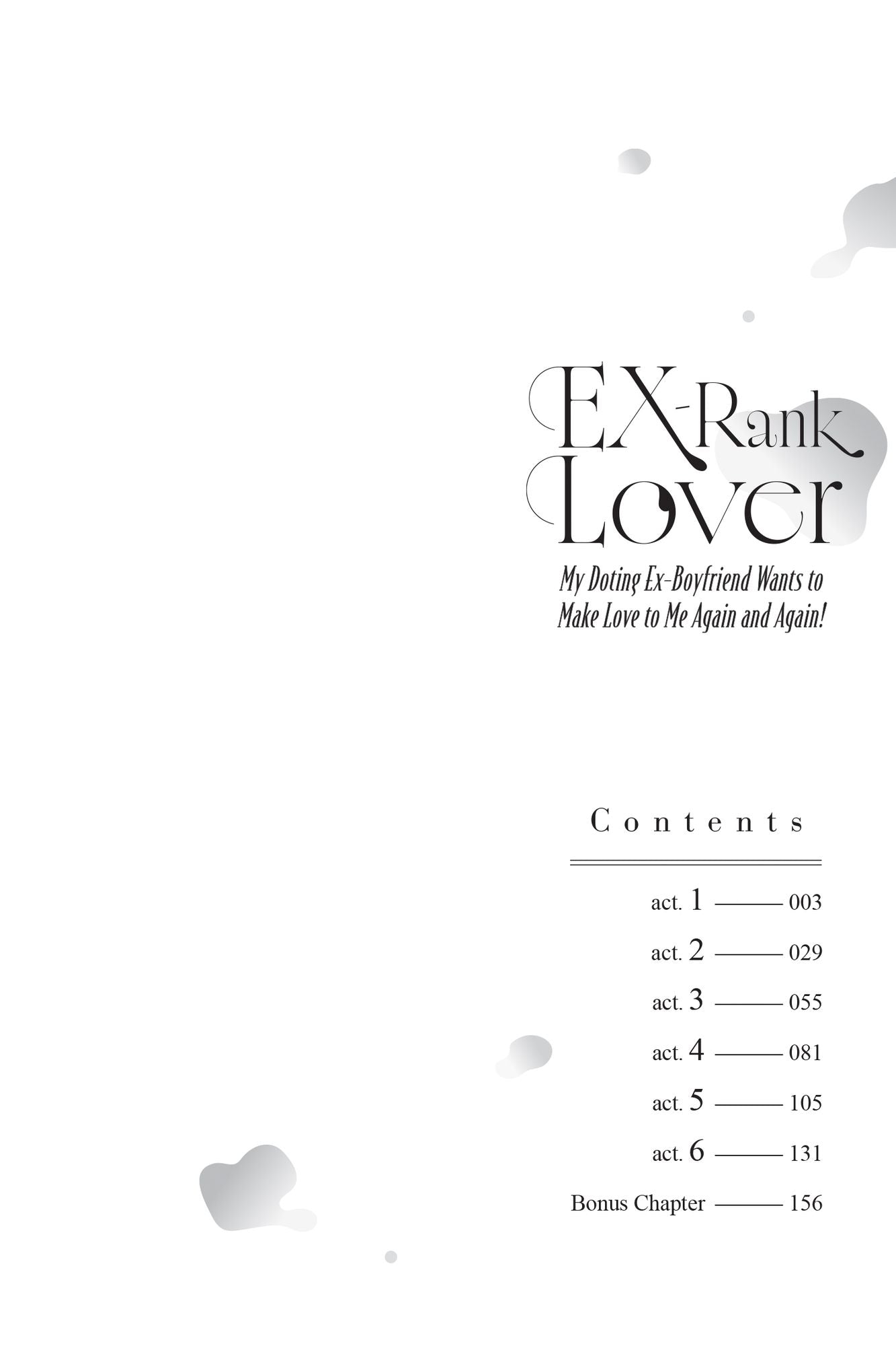 EX-Rank Lover: My Doting Ex-Boyfriend Wants to Make Love to Me Again and Again!