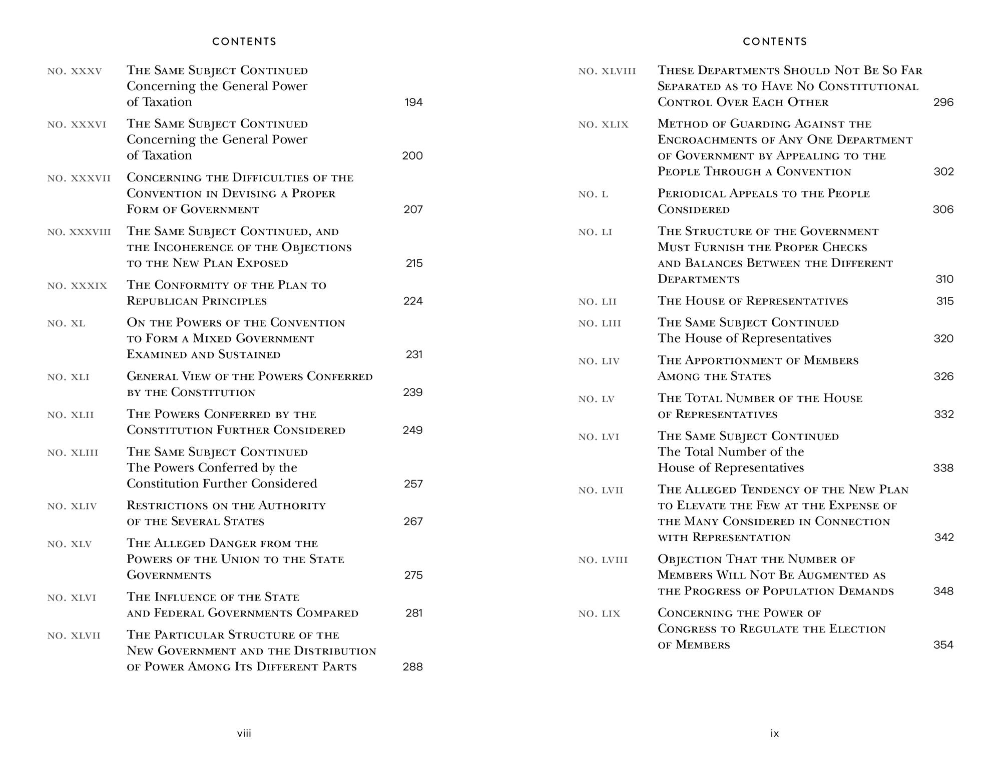 The Federalist Papers