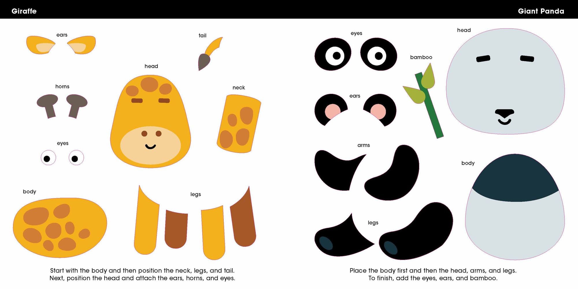 First Sticker Art: Zoo Animals: Use Stickers to Create 20 Cute Zoo Animals