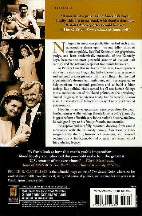 Last Lion: The Fall and Rise of Ted Kennedy