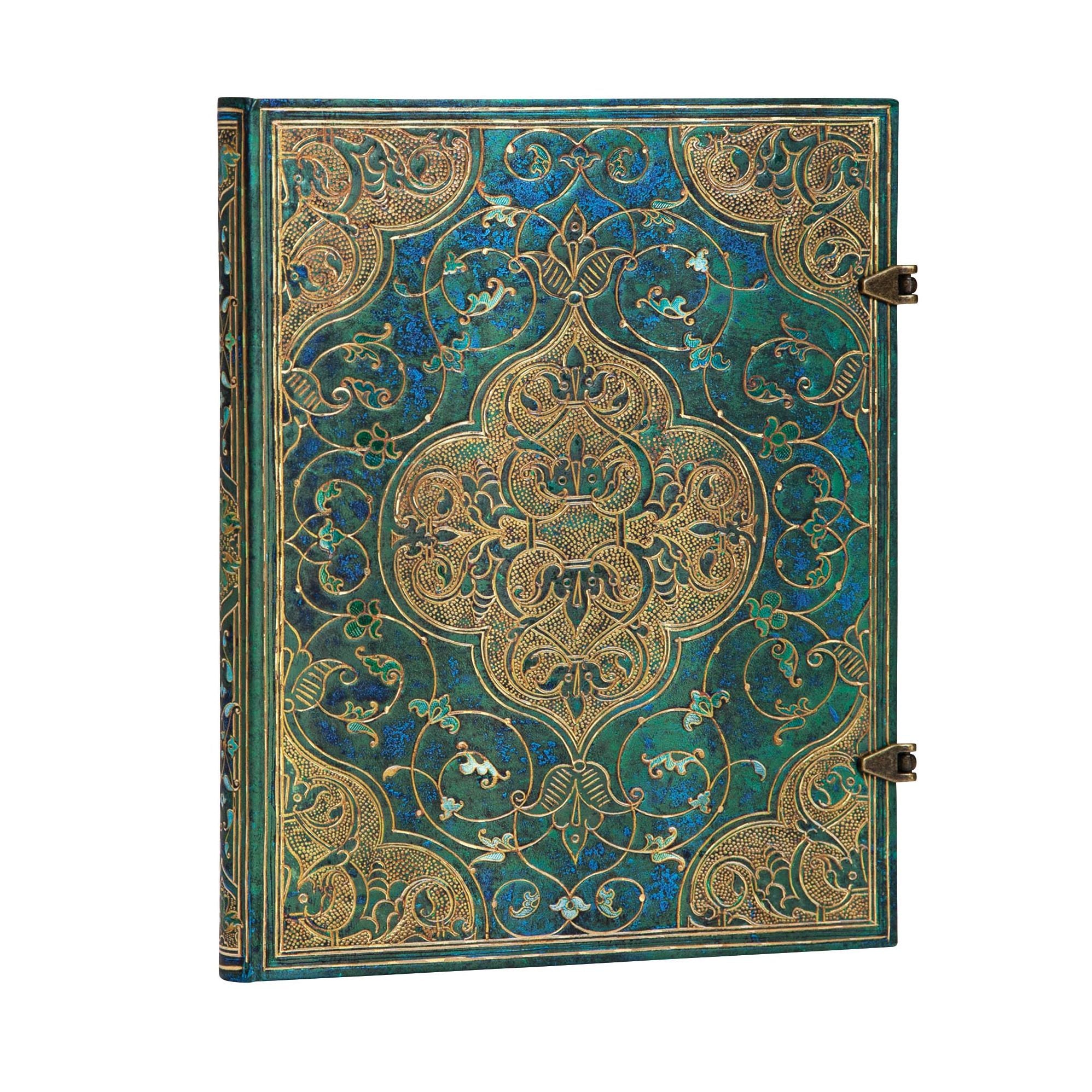 Paperblanks Turquoise Chronicles Hardcover Ultra Lined Clasp Closure 144 Pg 120 GSM
