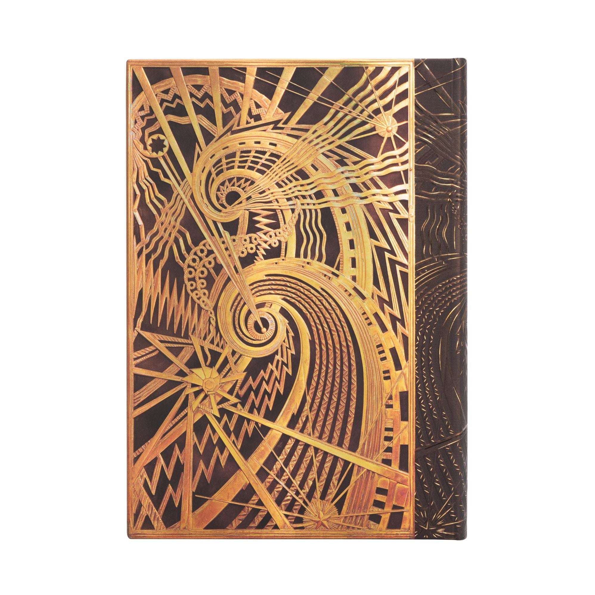 The Chanin Spiral MIDI Unlined Hardcover Journal, 144pg, 120gsm by Paperblanks (New York Deco)