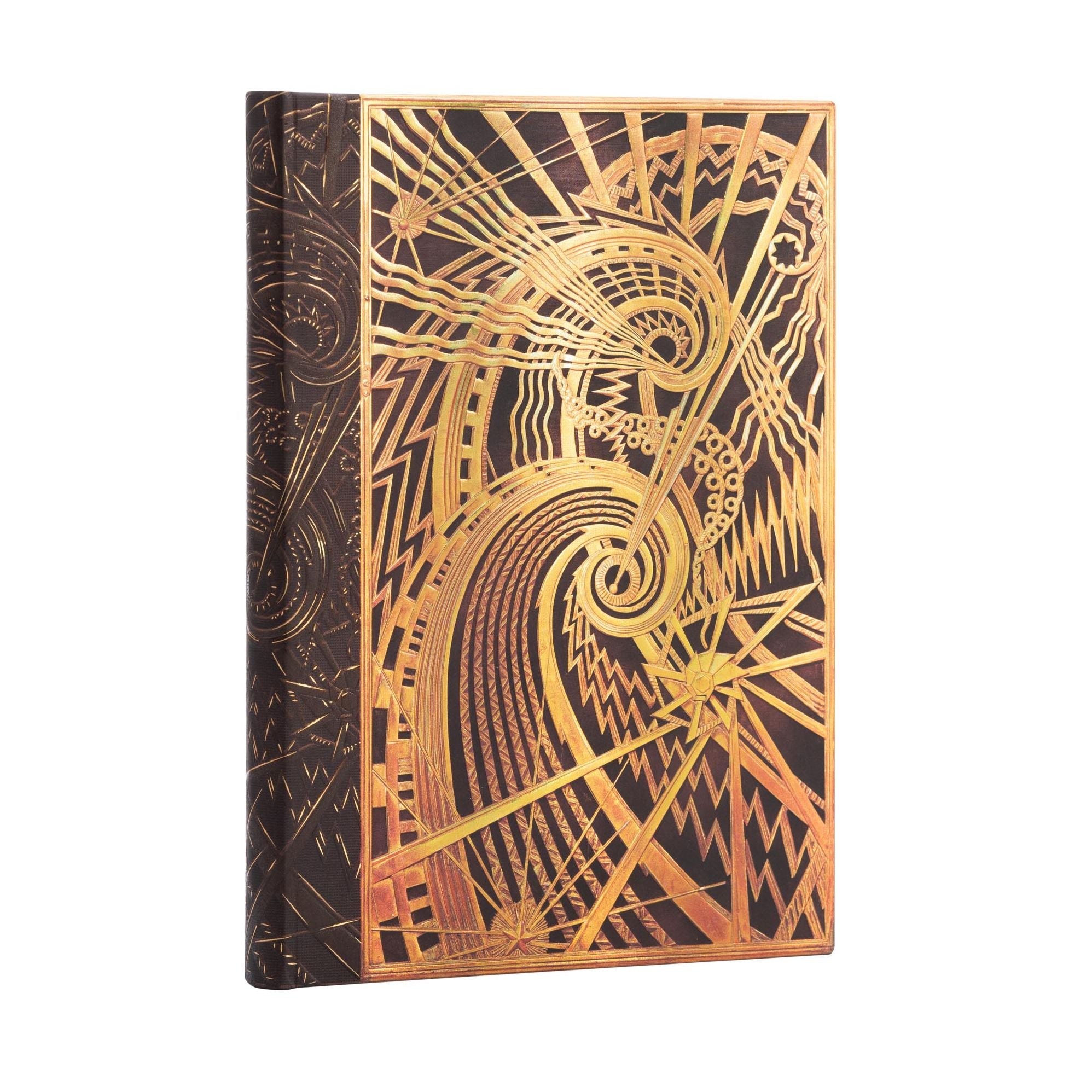 The Chanin Spiral MIDI Unlined Hardcover Journal, 144pg, 120gsm by Paperblanks (New York Deco)