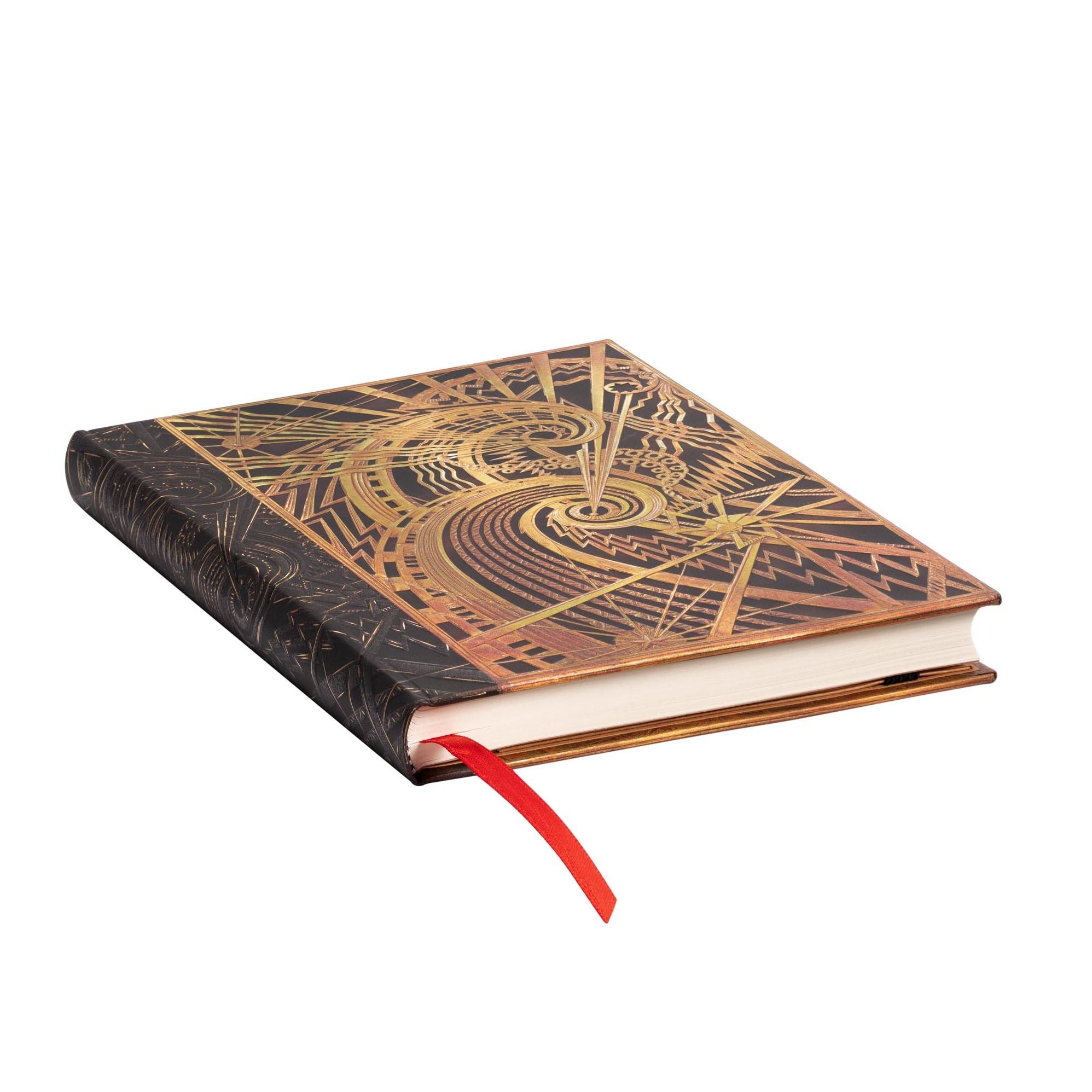 The Chanin Spiral MIDI Unlined Hardcover Journal, 144pg, 120gsm by Paperblanks (New York Deco)