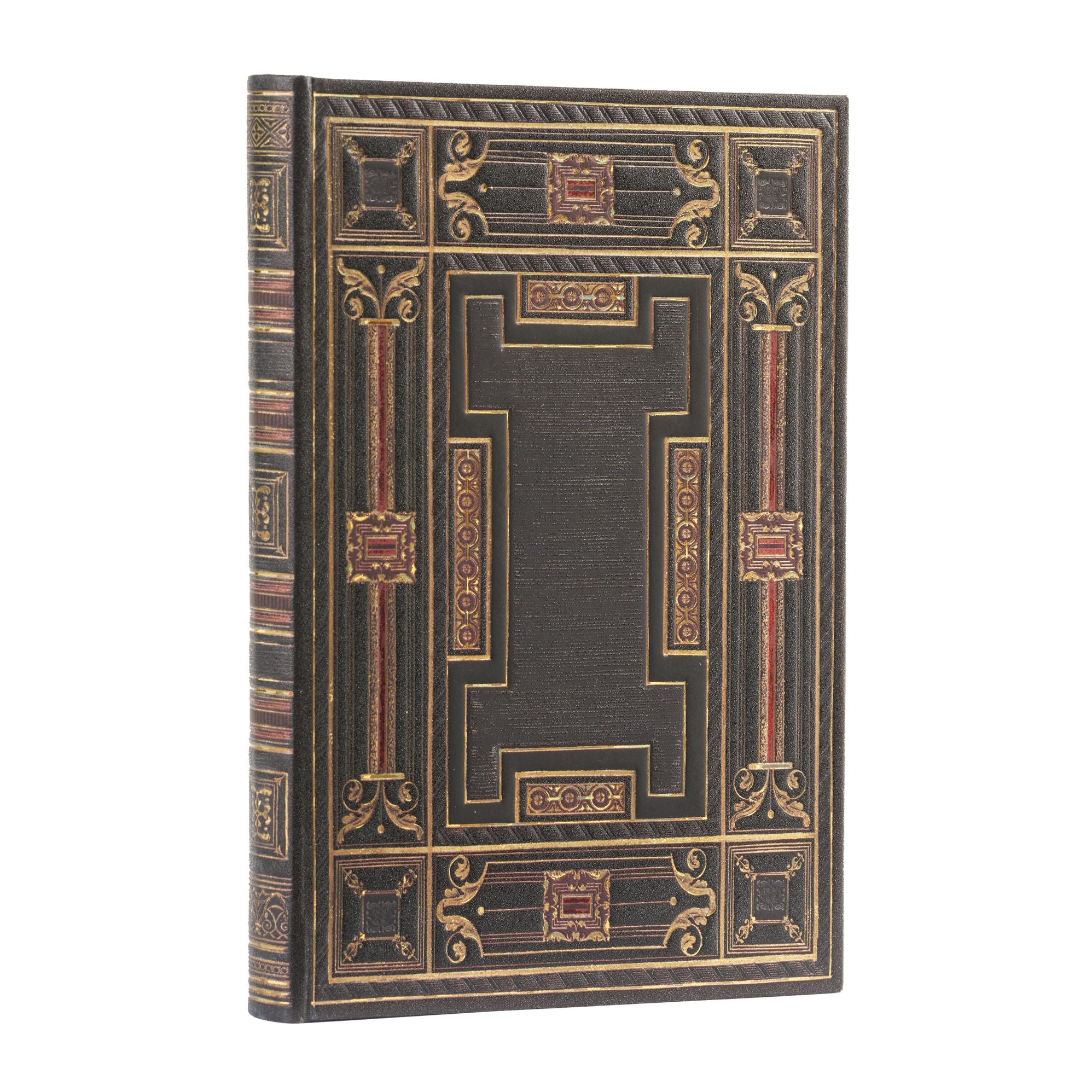 Paperblanks Onyx Asterales Hardcover Journal Mini Lined Elastic Band Closure 176 Pg 85 GSM