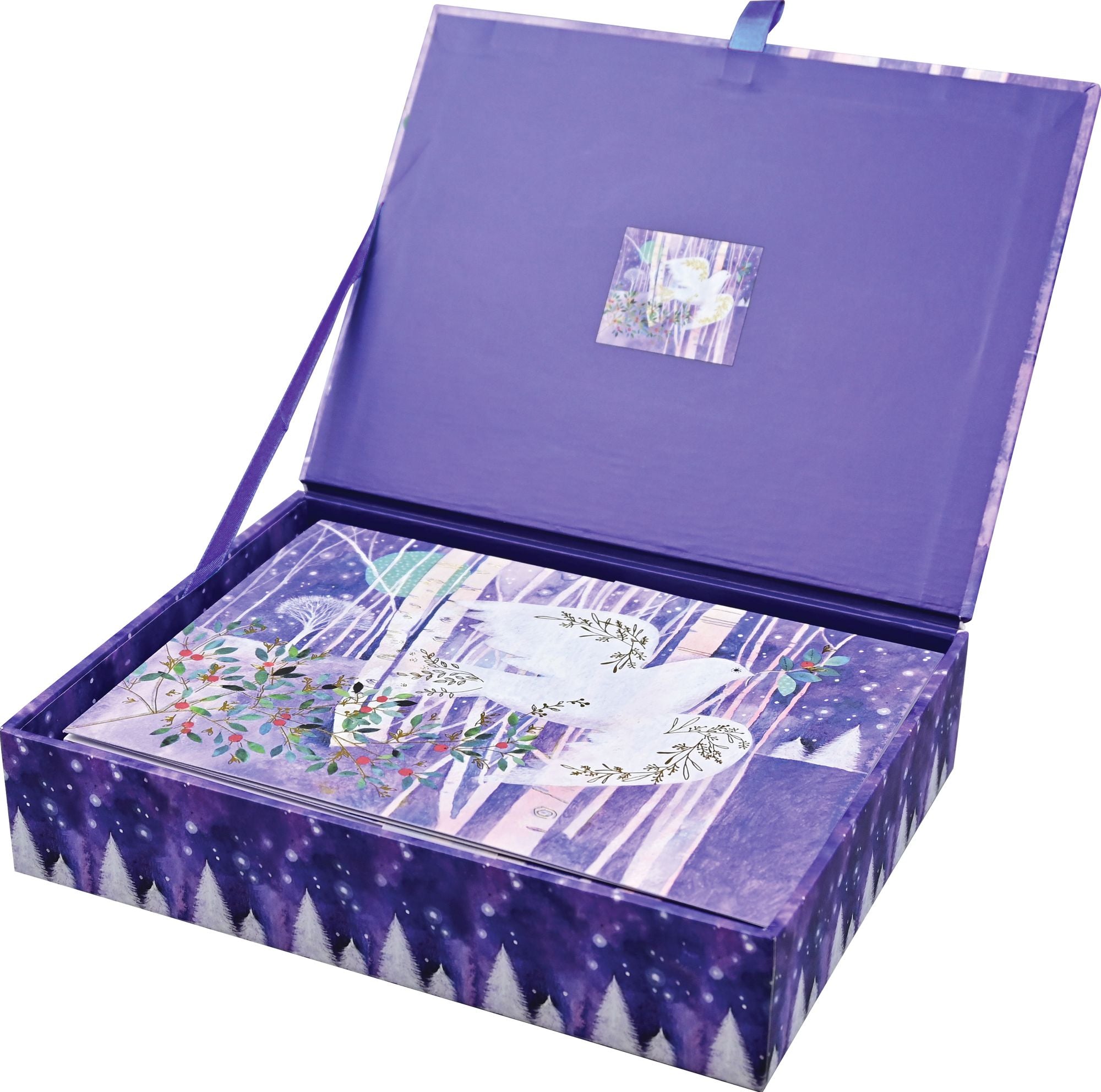 Watercolor Dove Deluxe Boxed Holiday Cards