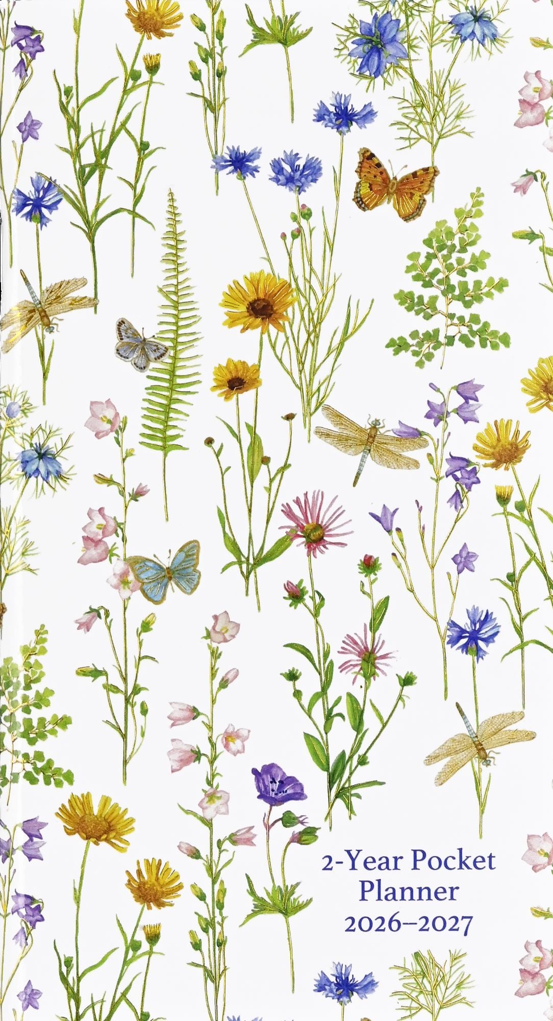 2026-2027 Wildflower Garden 2-Year Pocket Planner