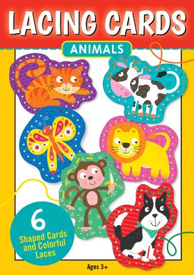 Animals Lacing Cards (set of 6 cards)