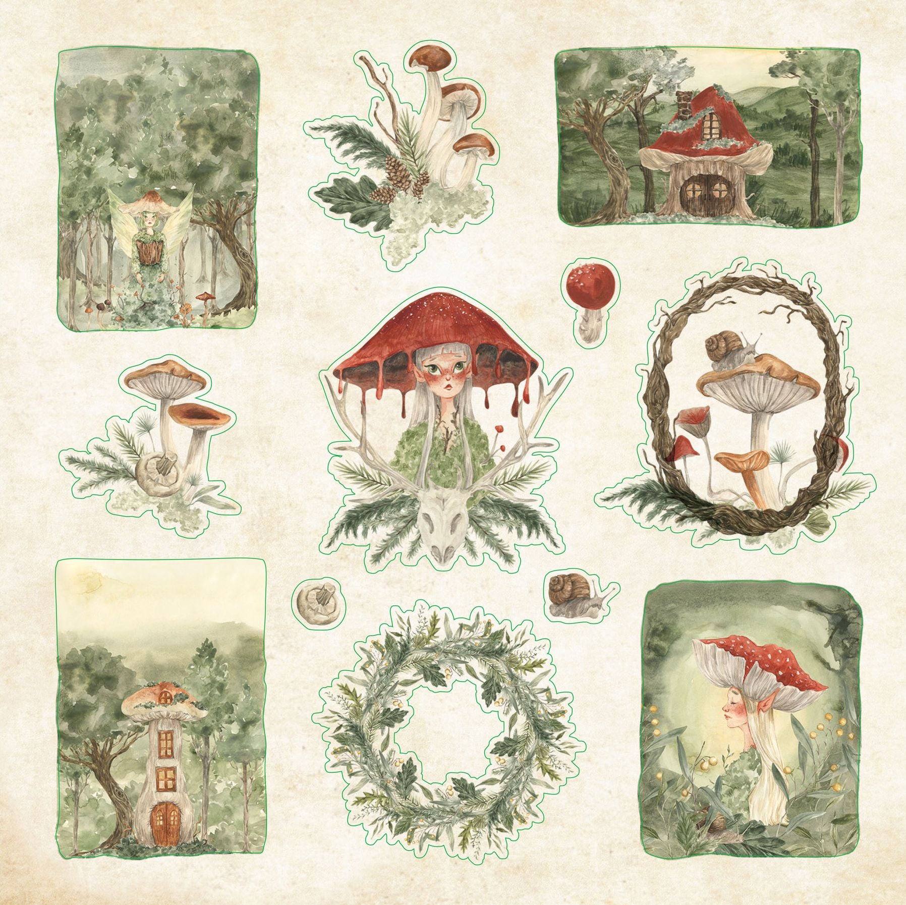 Enchanted Forest Sticker Book (over 800 stickers!)