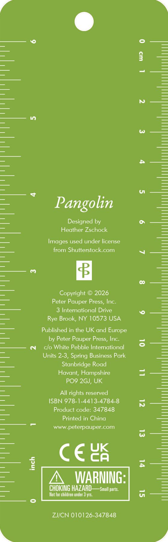 Pangolin Beaded Bookmark