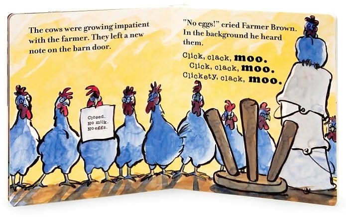 Click, Clack, Moo: Cows That Type (Caldecott Honor Book)