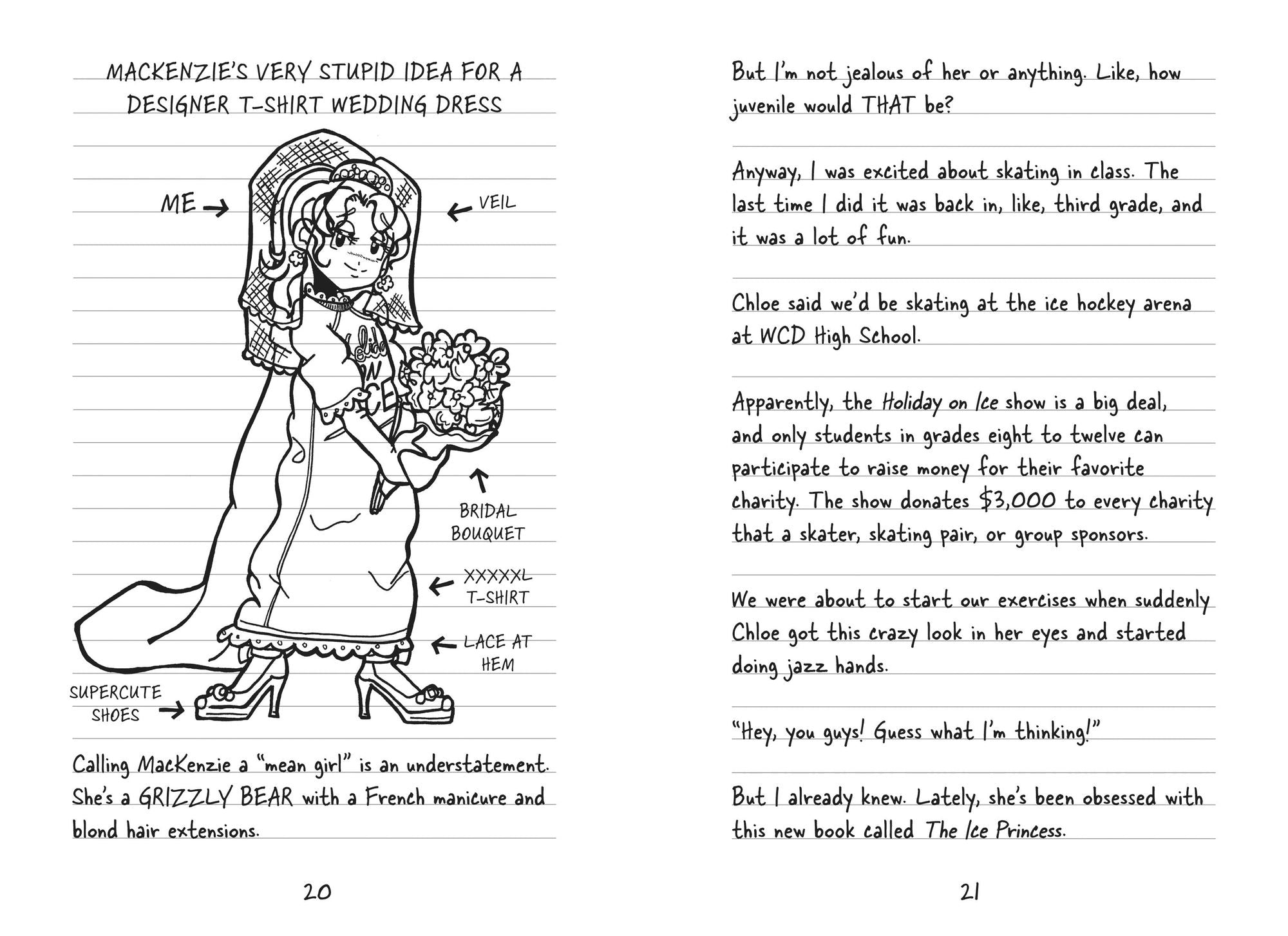 Tales from a Not-So-Graceful Ice Princess (Dork Diaries Series #4)