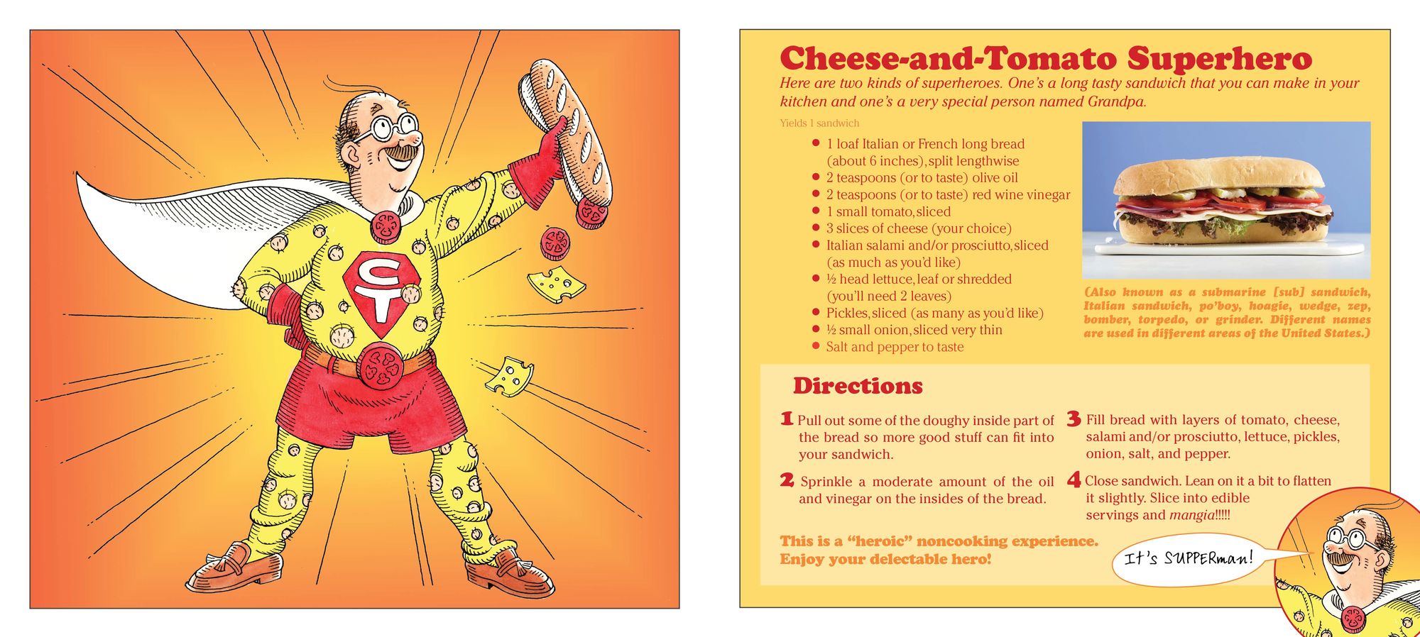 Grandpa's Cloudy With a Chance of Meatballs Cookbook