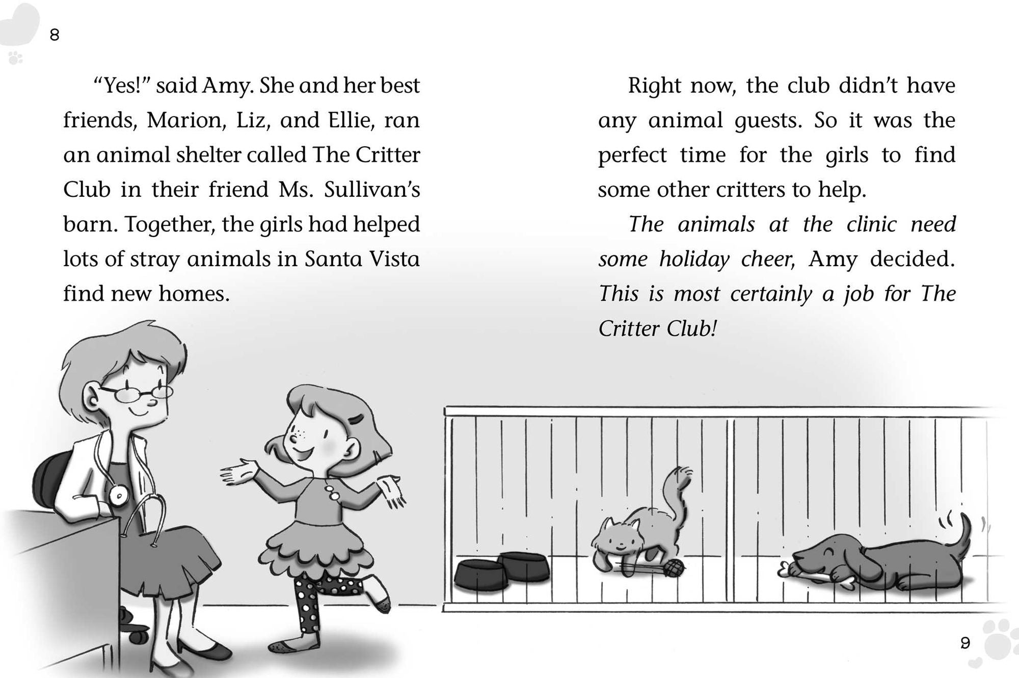 Amy's Very Merry Christmas (Critter Club Series #9)