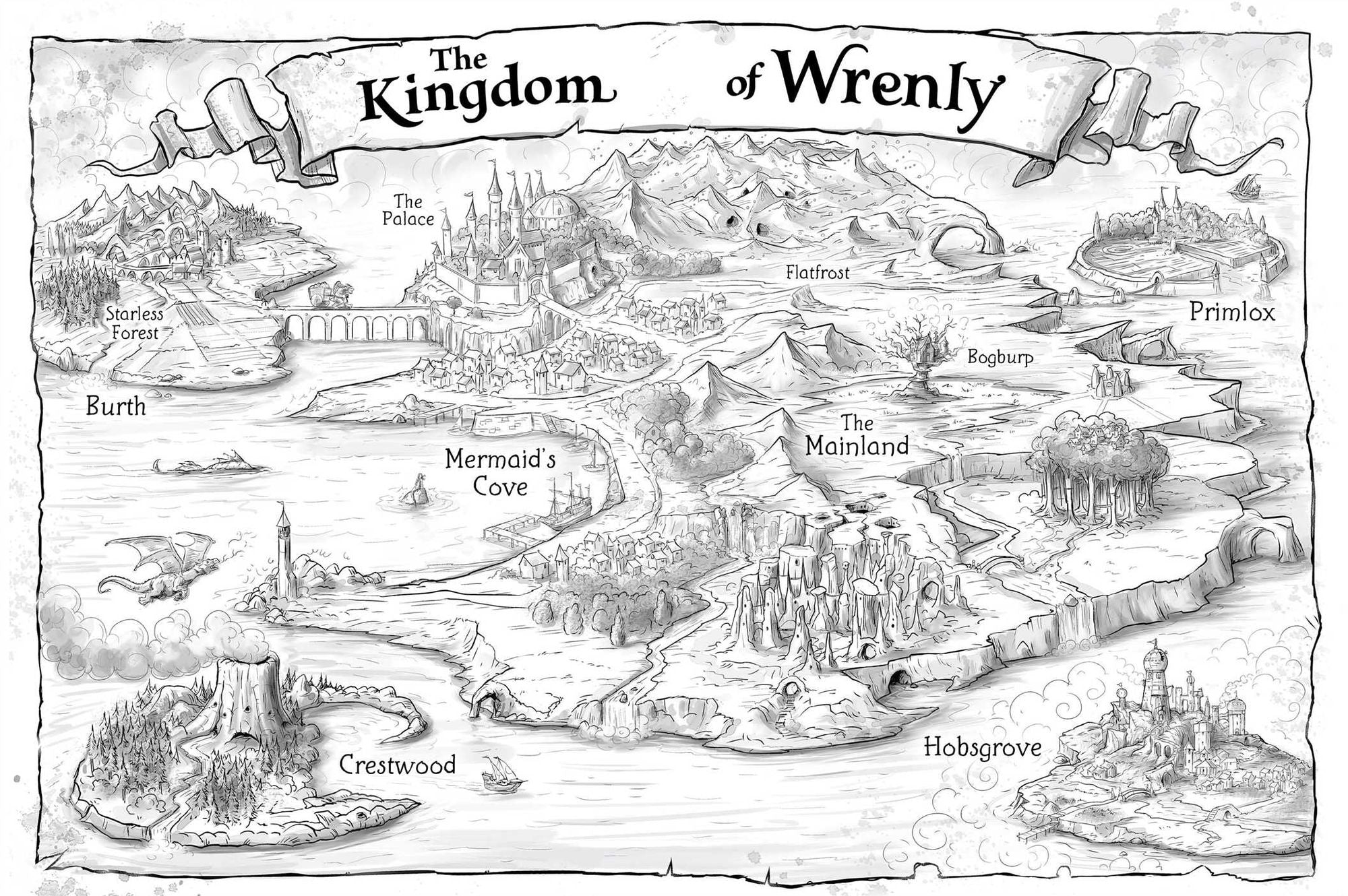 The Scarlet Dragon (The Kingdom of Wrenly Series #2)