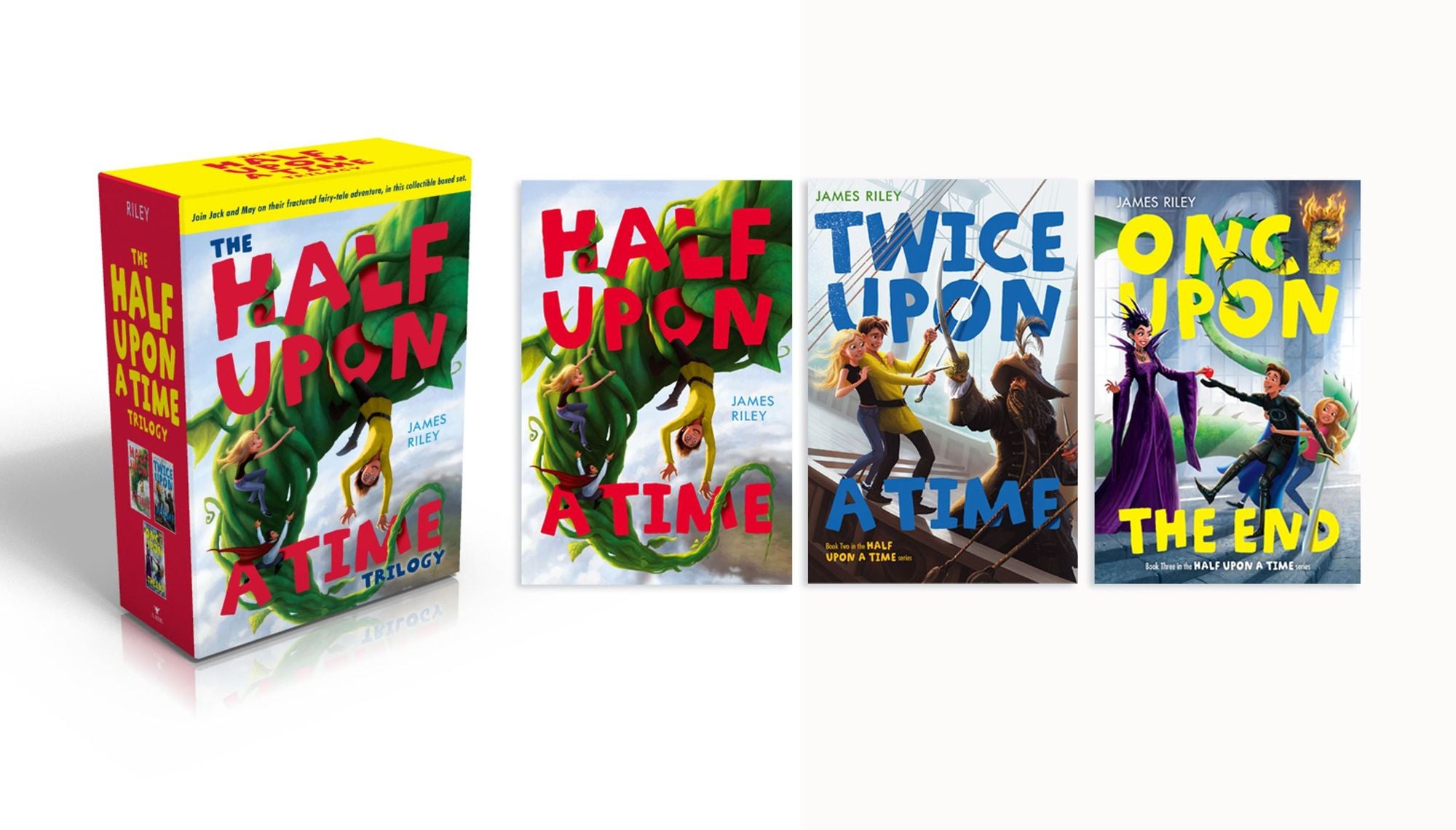 The Half Upon a Time Trilogy: Half Upon a Time; Twice Upon a Time; Once Upon the End