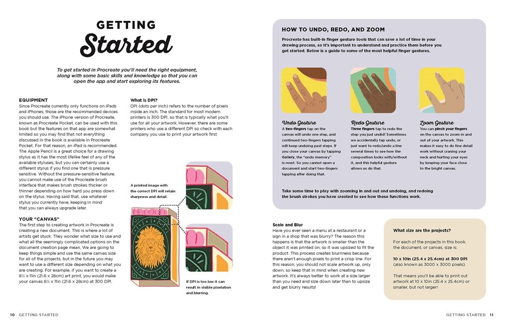 Get Started with Procreate: The 10-Step Guide to Drawing on Your iPad: Contains 20 Project Tutorials