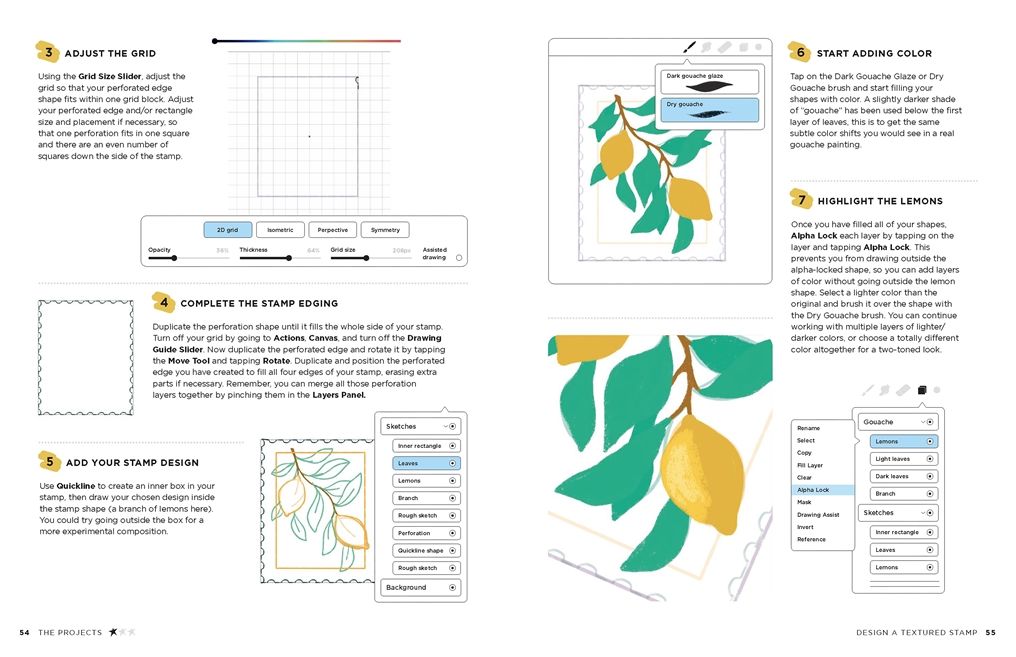 Get Started with Procreate: The 10-Step Guide to Drawing on Your iPad: Contains 20 Project Tutorials