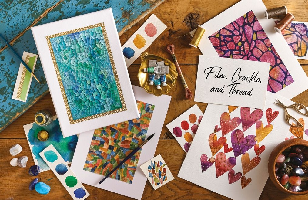 Creative Abstract Mixed Media: The beginner's guide to expressive painting with watercolor and more!