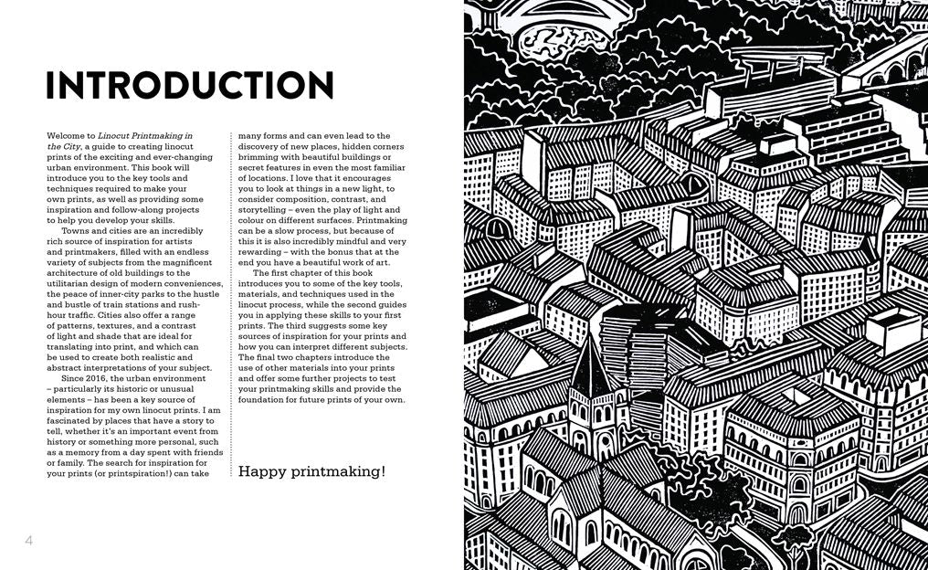 Linocut Printmaking in the City: Tools and Techniques for the Urban Artist