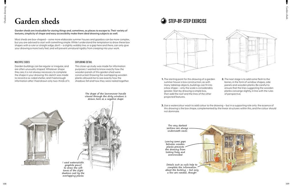Learn to Draw in an Hour a Day: Techniques, Exercises and Practice Projects to Master the Art of Drawing and Painting