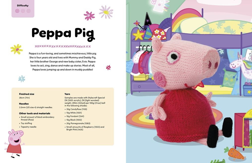 Knitting Peppa Pig: Over 20 adorable knitted toy patterns for hours of fun!
