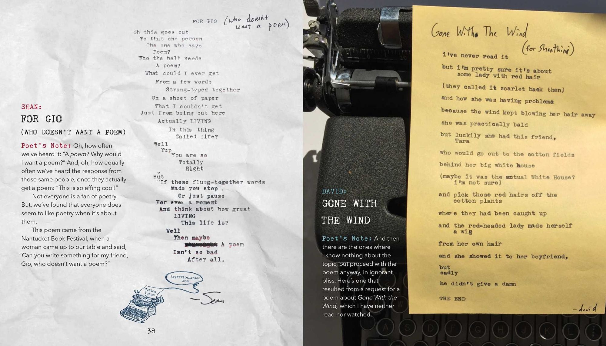 Typewriter Rodeo: Real People, Real Stories, Custom Poems