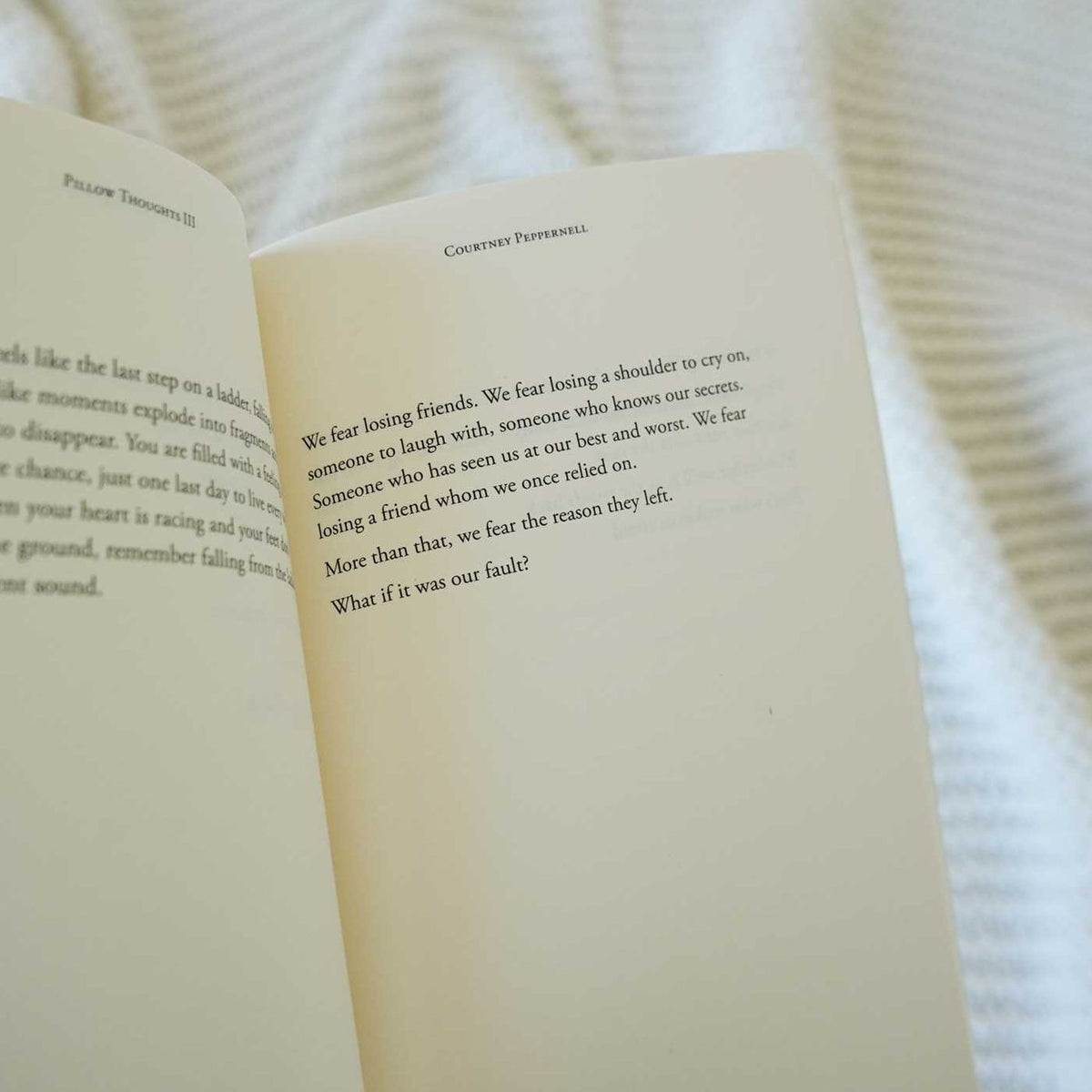 Pillow Thoughts III: Mending the Mind