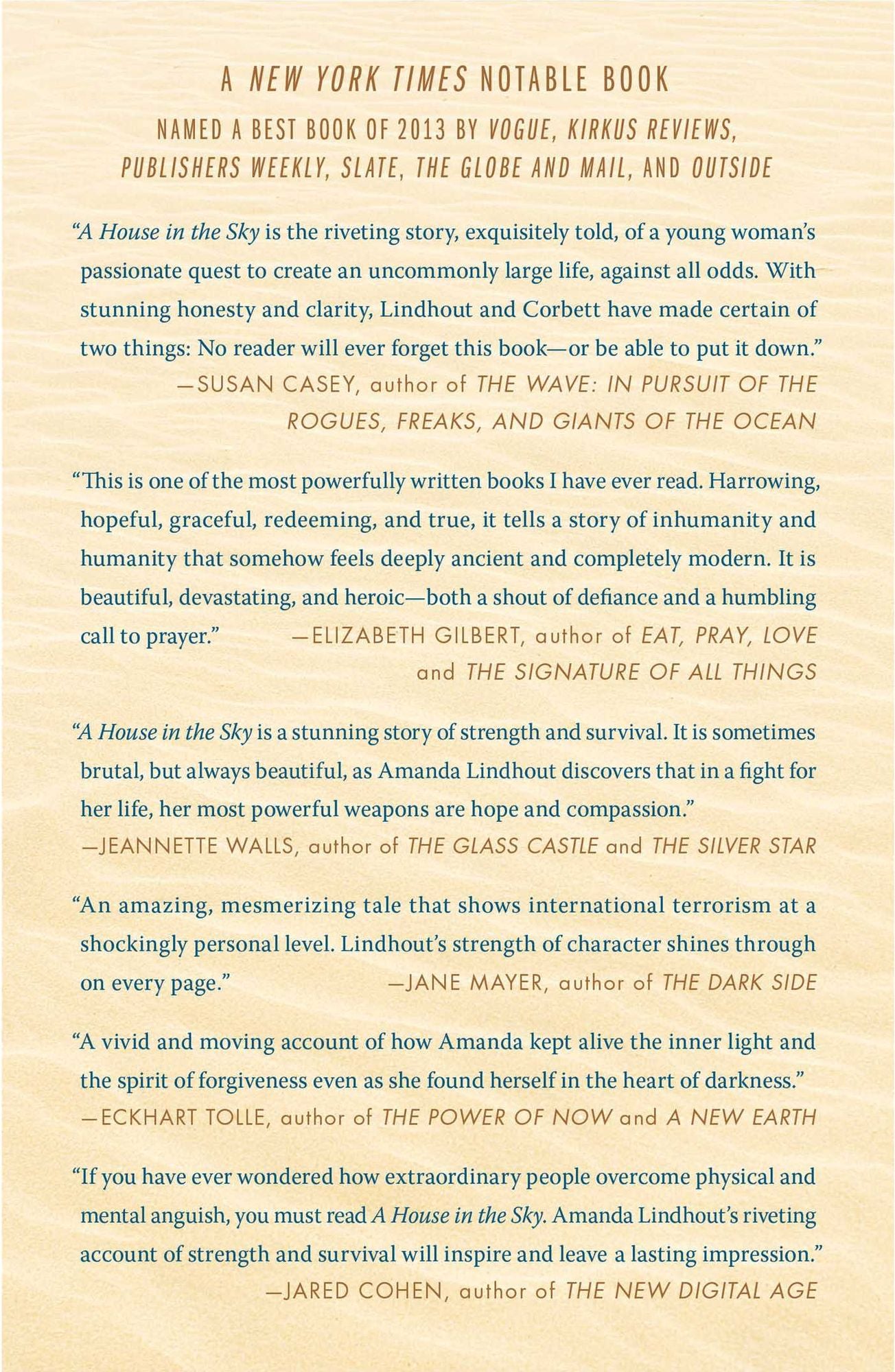 A House in the Sky: A Memoir