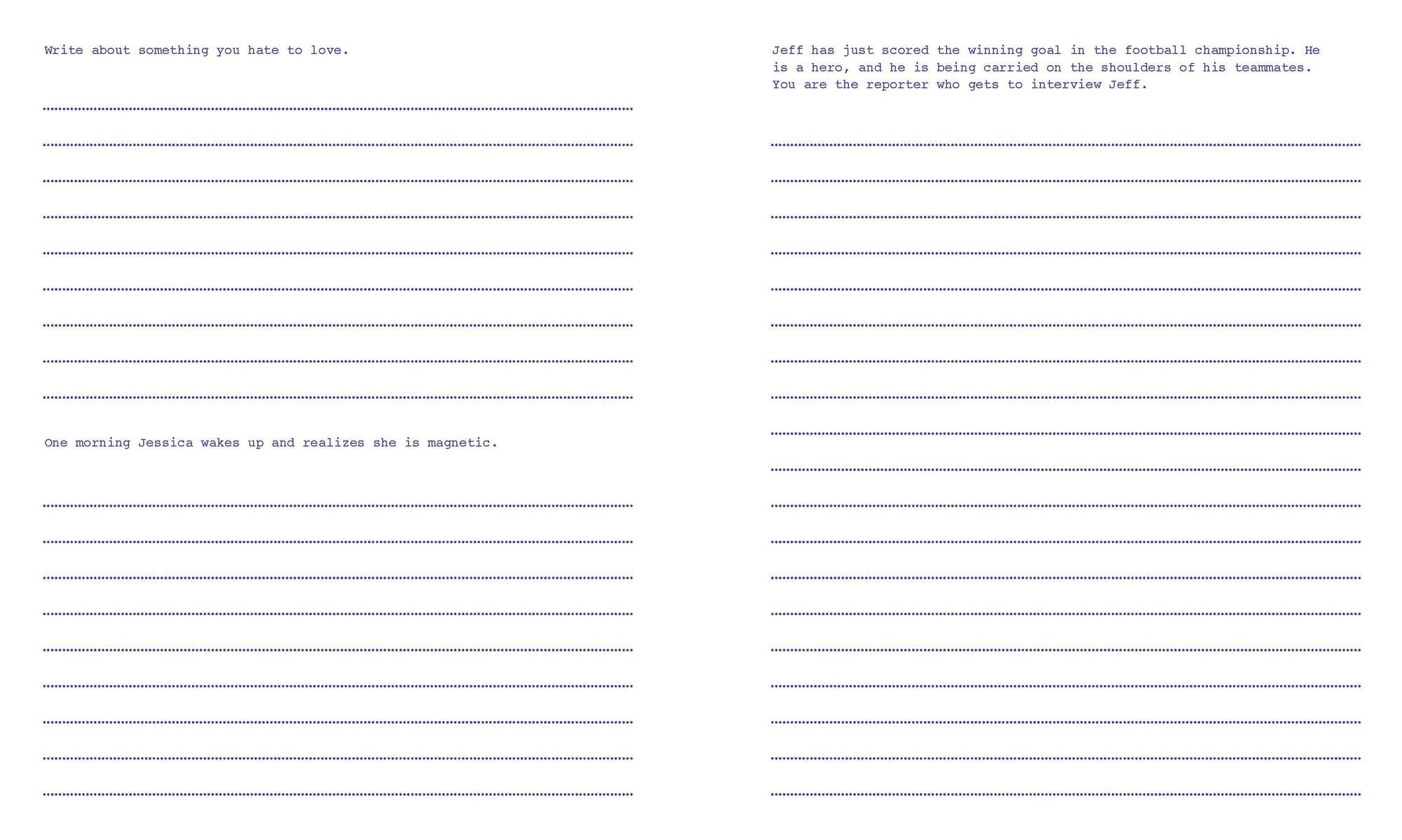 642 Things to Write About Journal: Young Writer's Edition