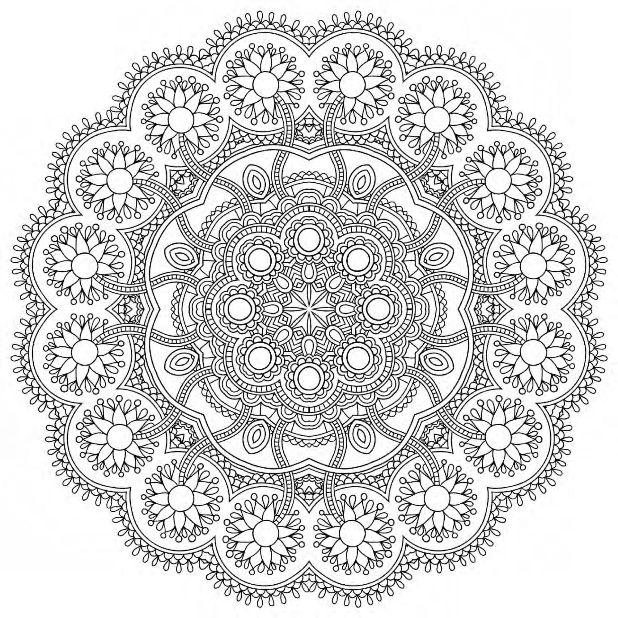 Mandala Meditation Coloring Book