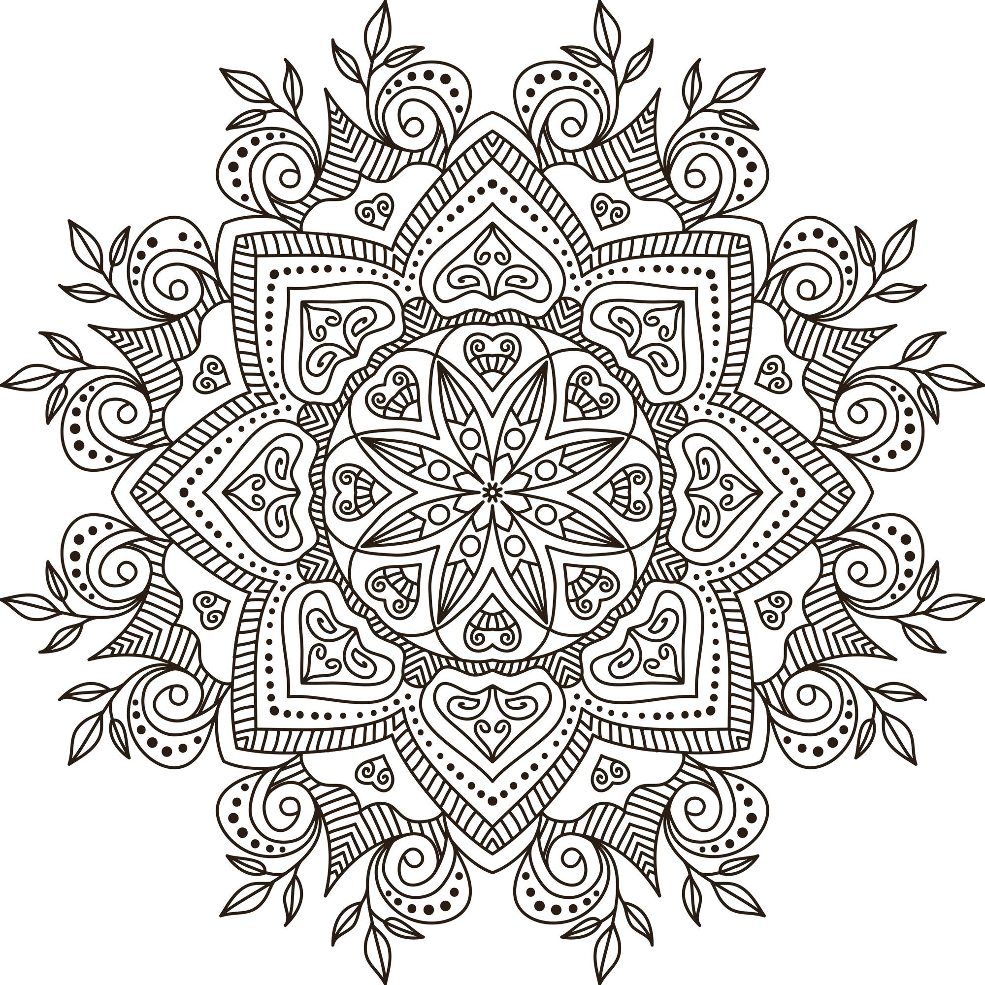 Mandala Meditation Coloring Book