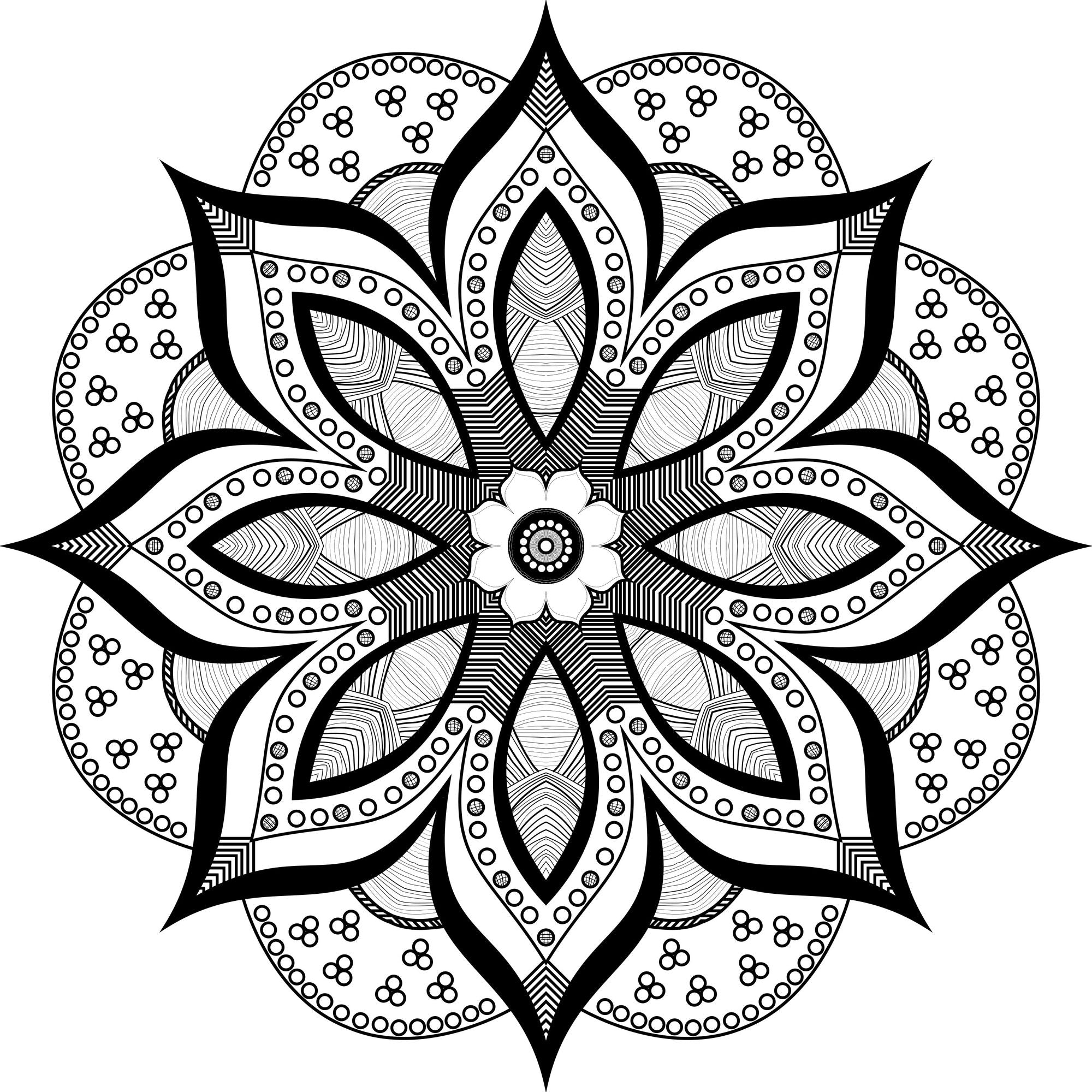 Mandala Meditation Coloring Book