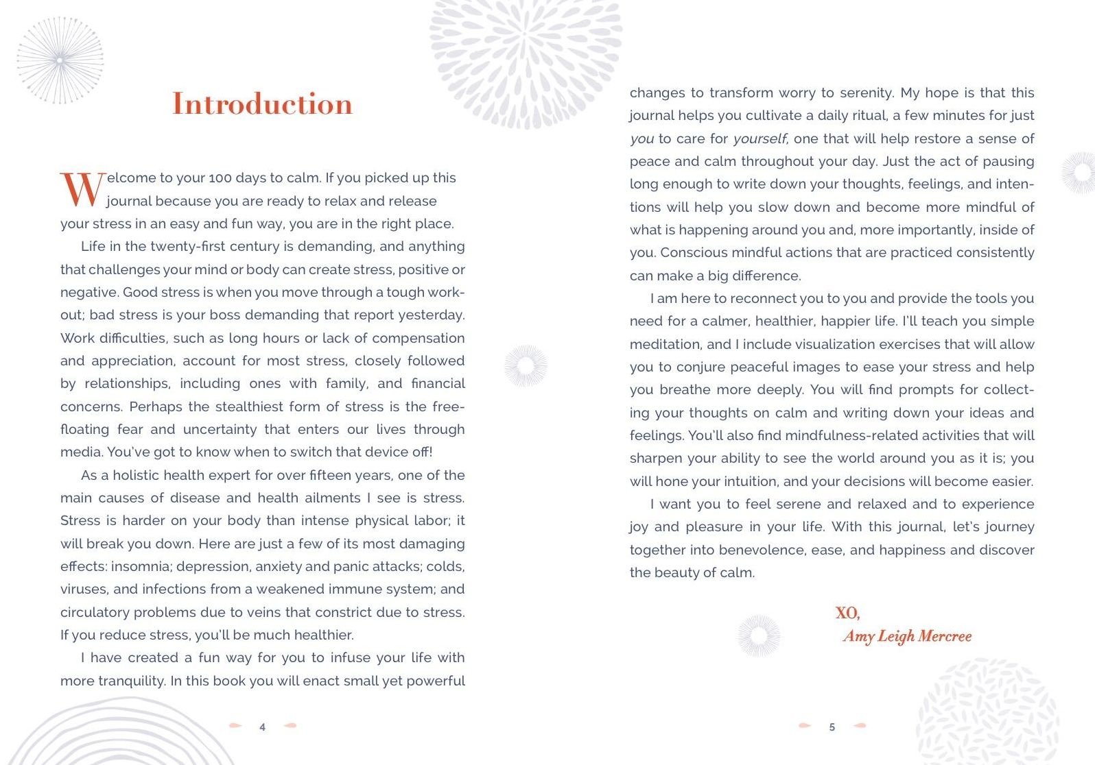 100 Days to Calm: A Journal for Finding Everyday Tranquility