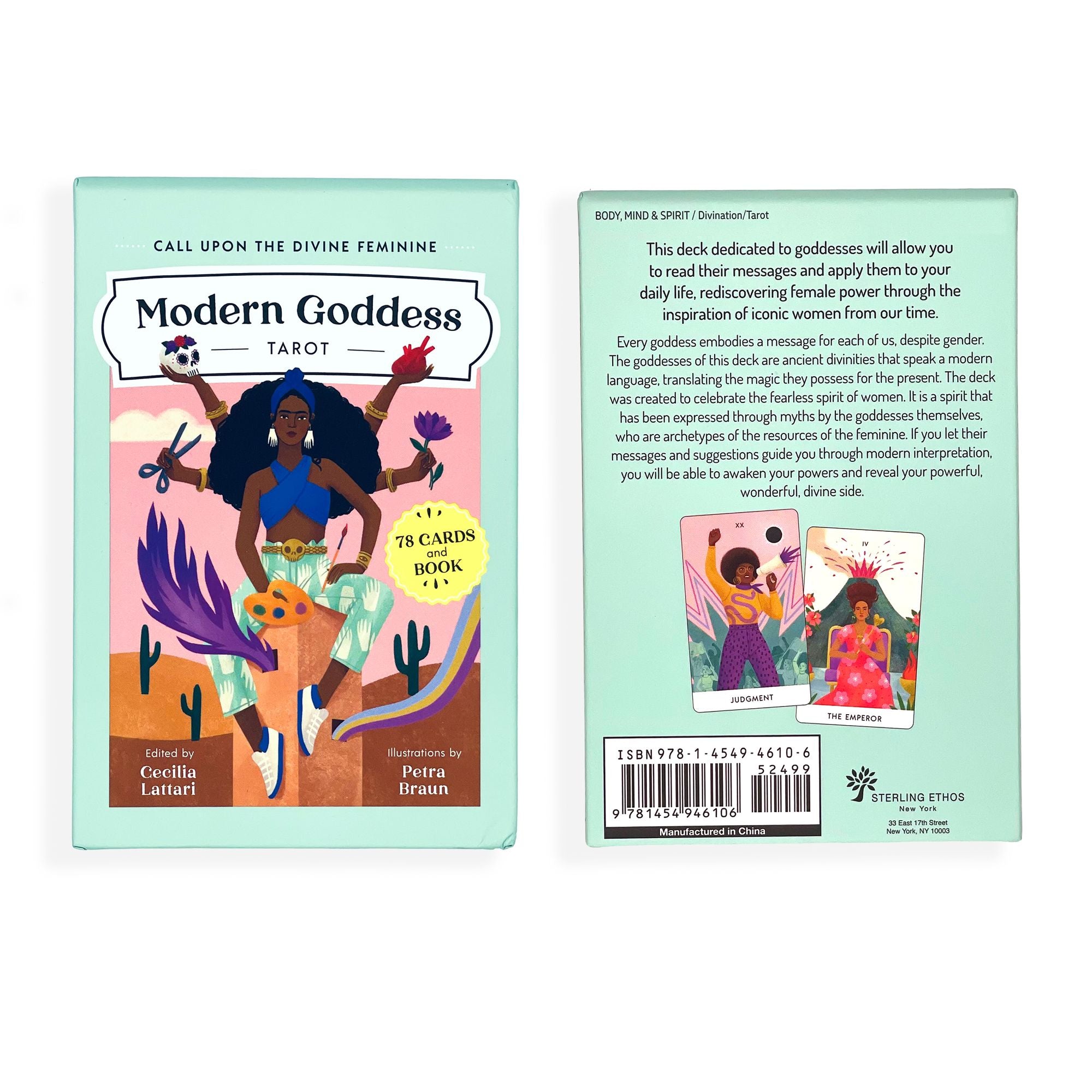 Modern Goddess Tarot Deck: Call Upon the Divine Feminine: A 78-Card Tarot Deck with Guidebook